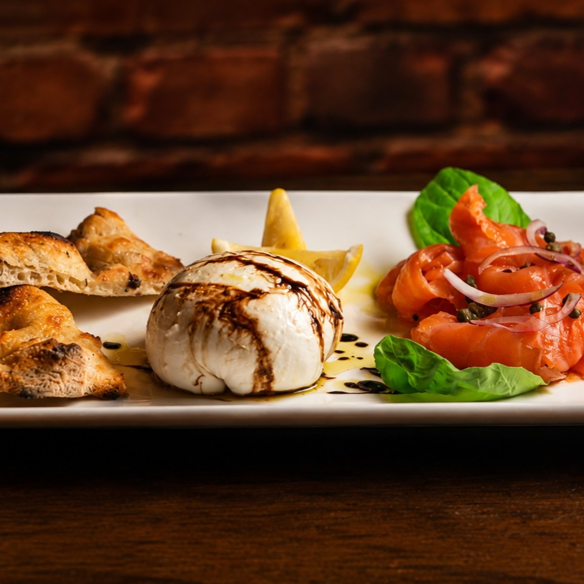 Burrata Salmon