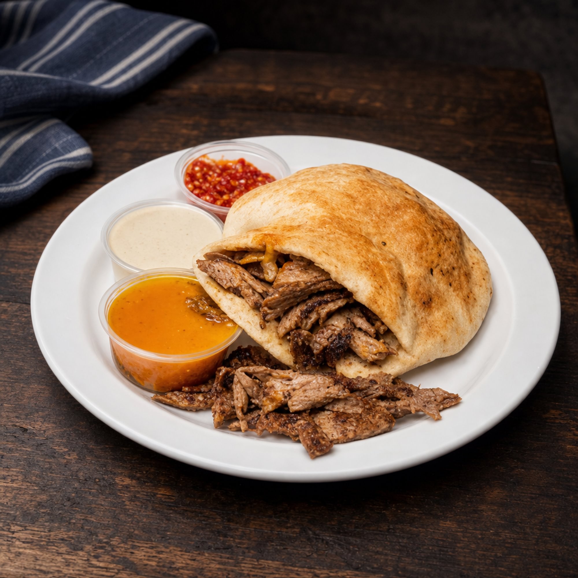 Meat Shawerma Sandwich