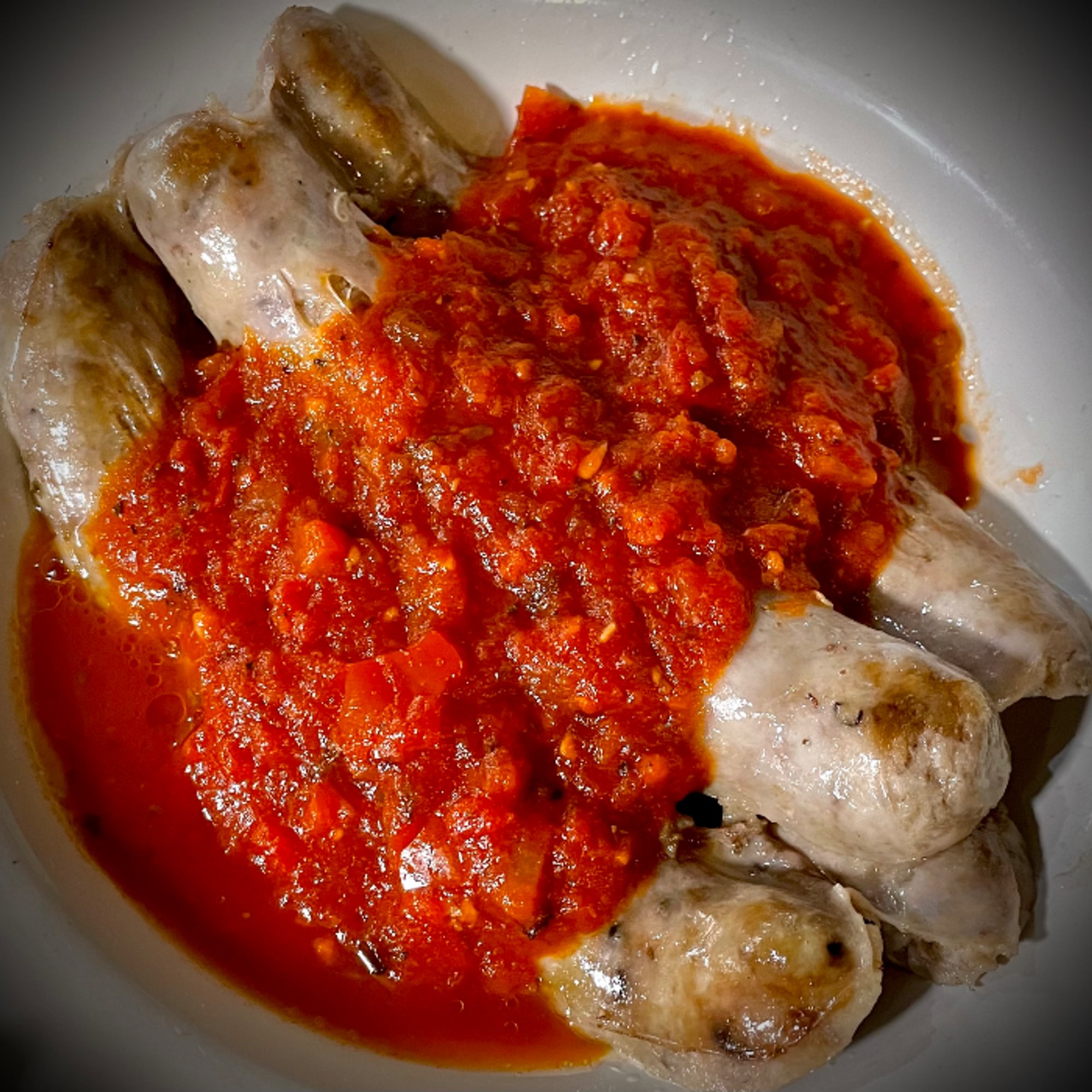 Side of Italian Sausages with Marinara
