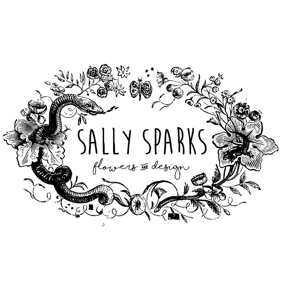 Sally Sparks Flowers &amp; Design Logo