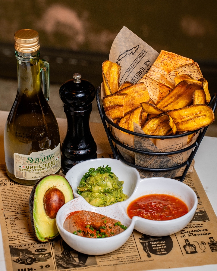 TROPICAL CHIPS AND TRIO OF DIPS (V)