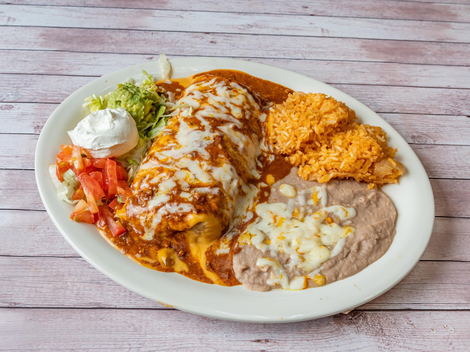 Smothered Burrito Dinner