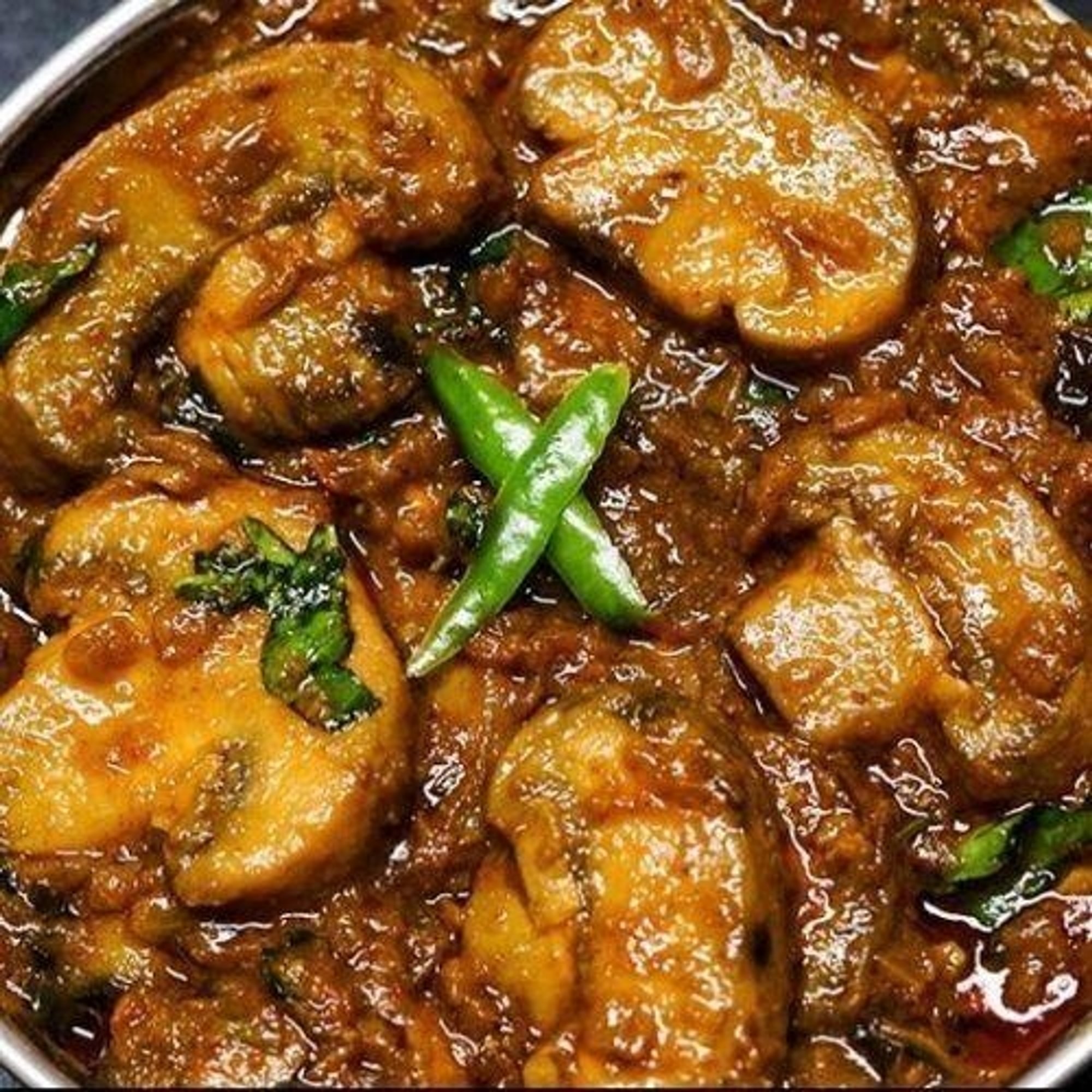 Chettinad Mushroom Curry