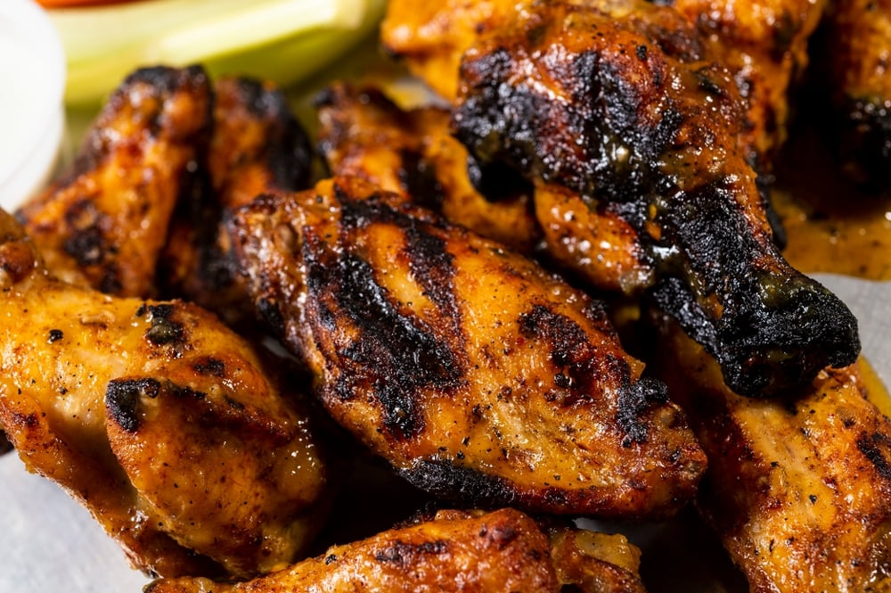 6 Wings Grilled