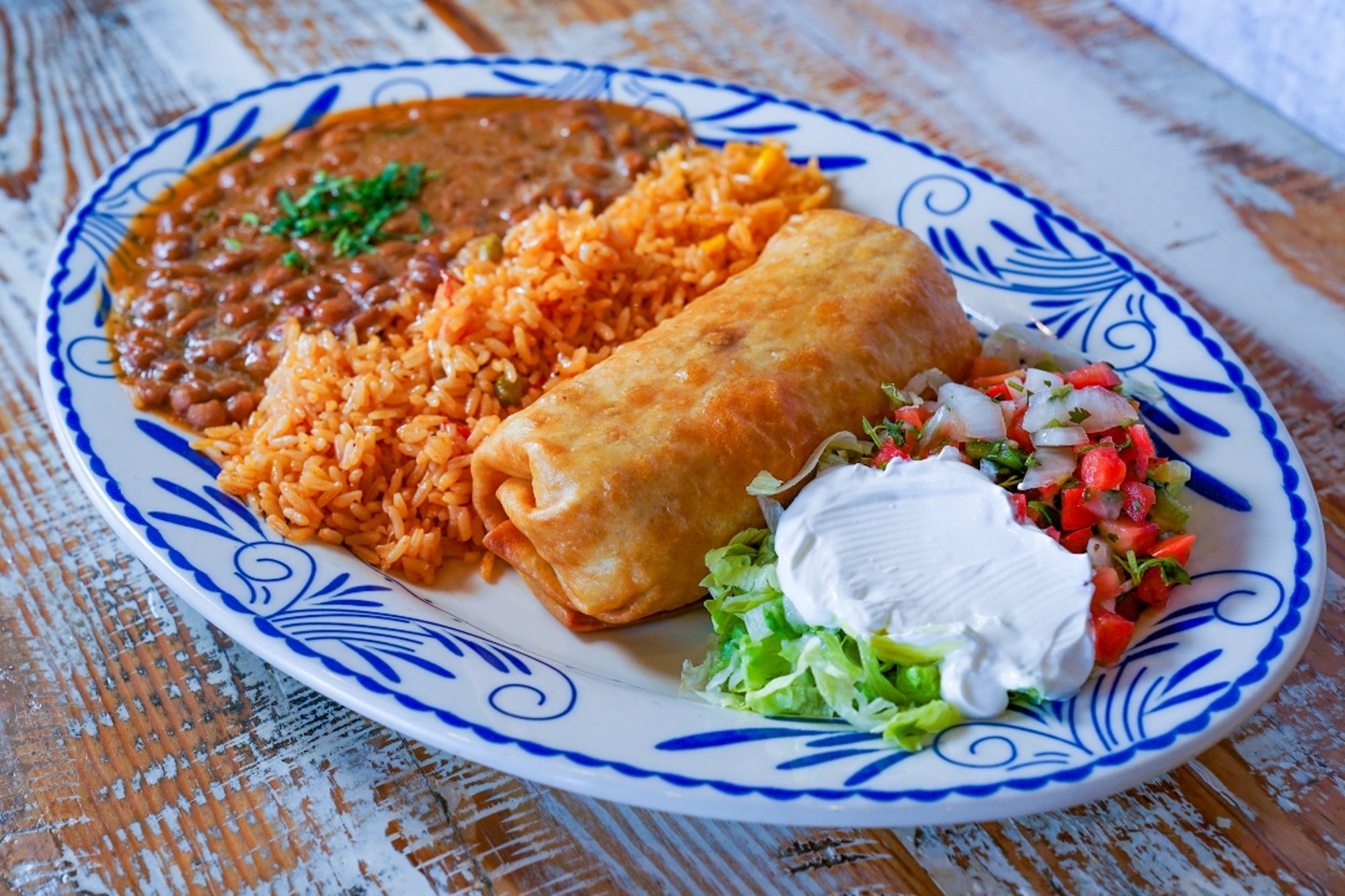 Chimichanga Platter