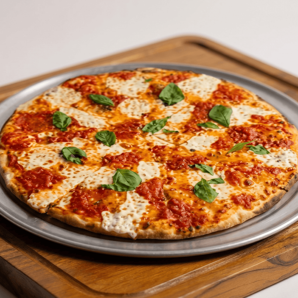 Thin Crust Margherita Pizza