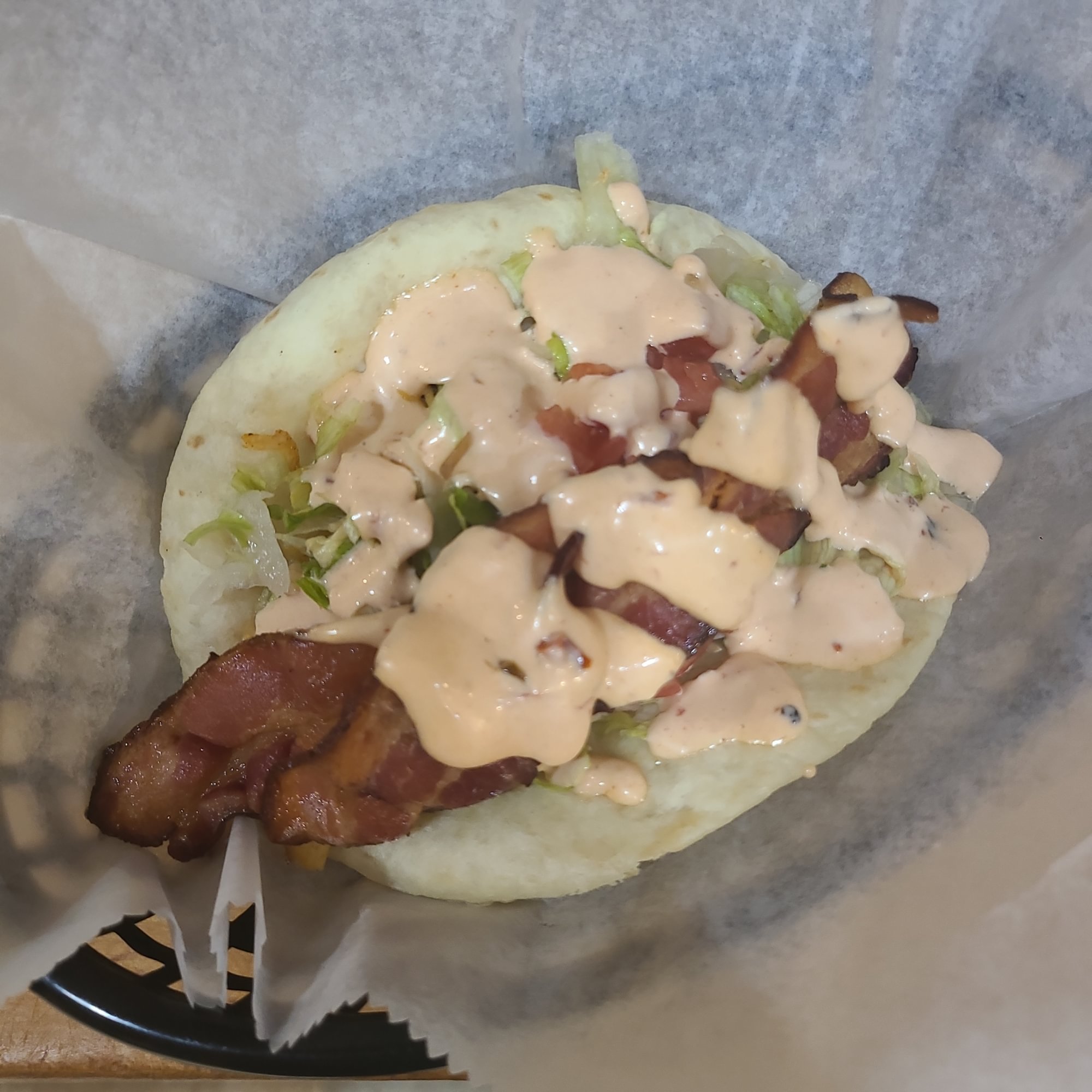 Chicken Club Taco