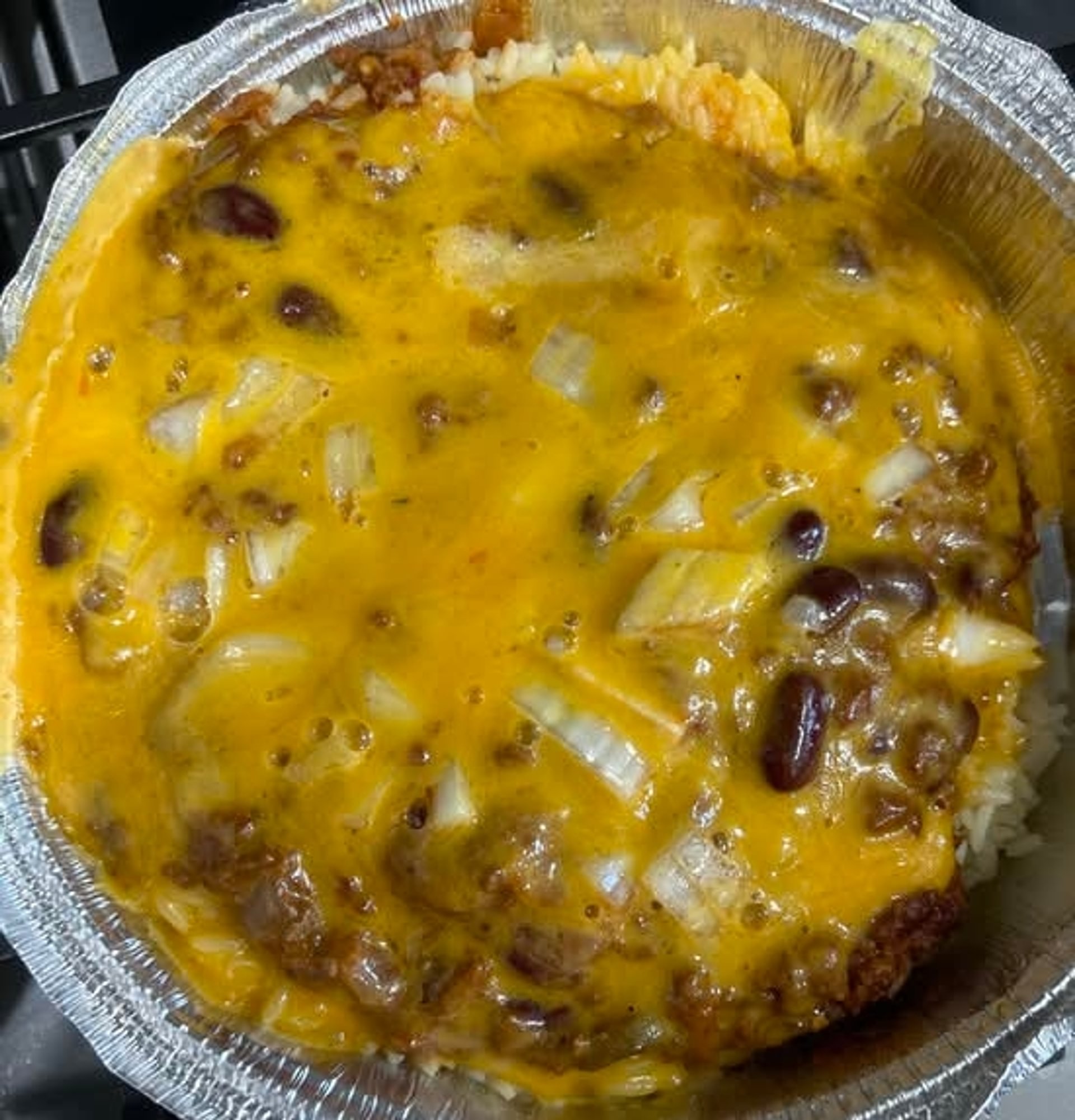 Chili Con Carne Over Rice