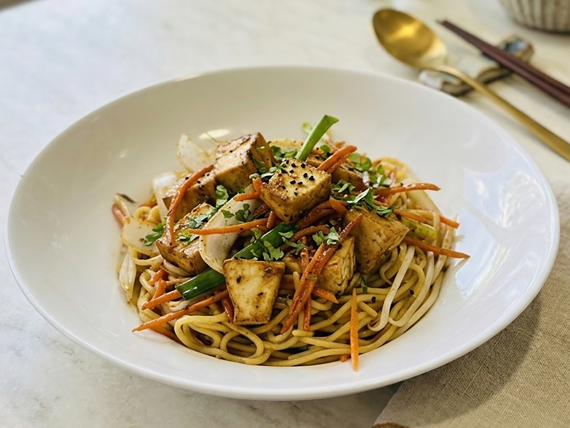 L5. Tofu Lo-Mein Stir-Fry