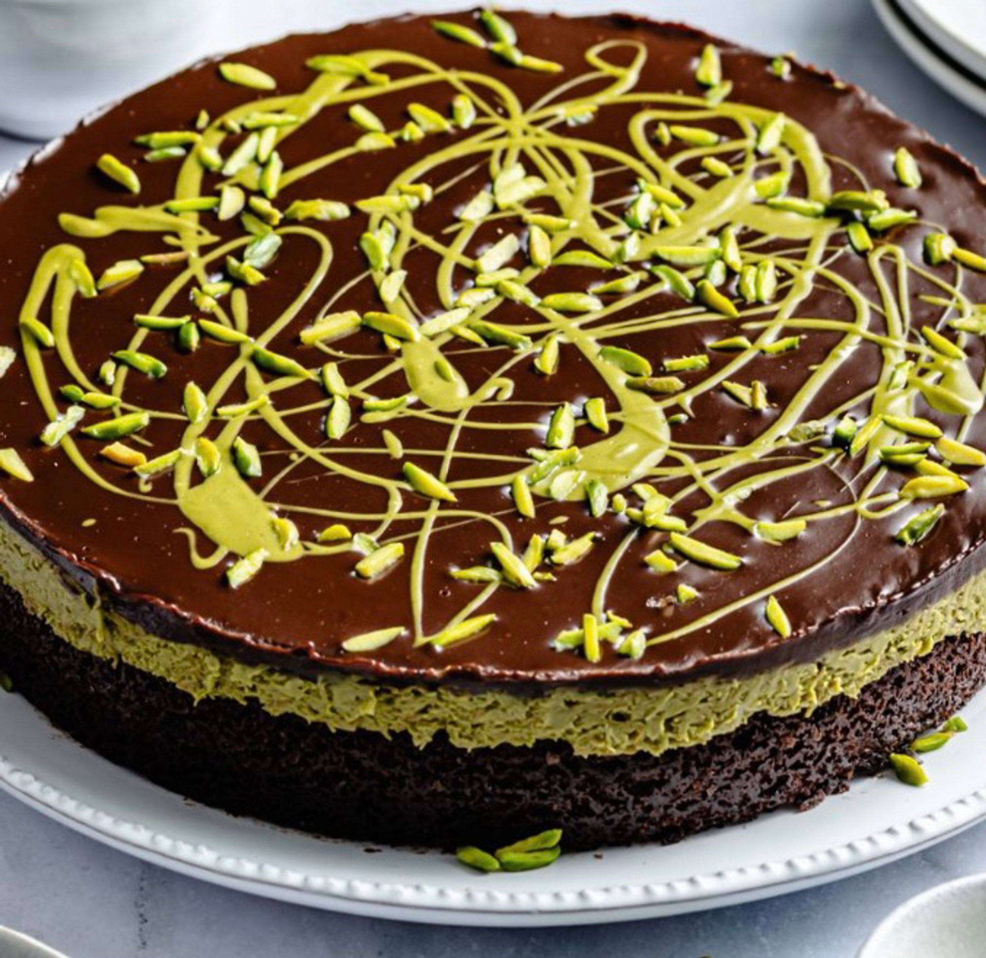 Dubai Chocolate Cake