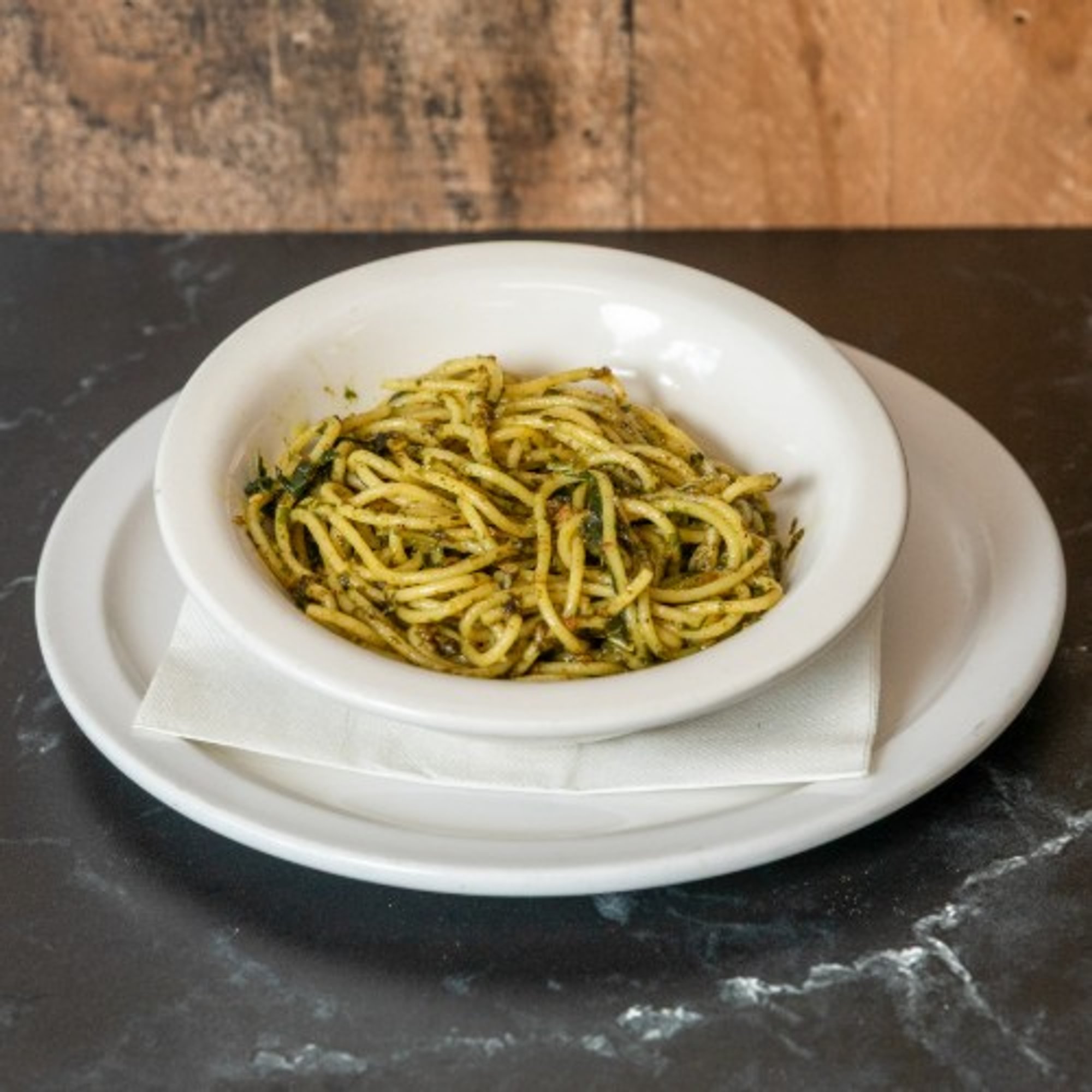 Pasta with Pesto Sauce