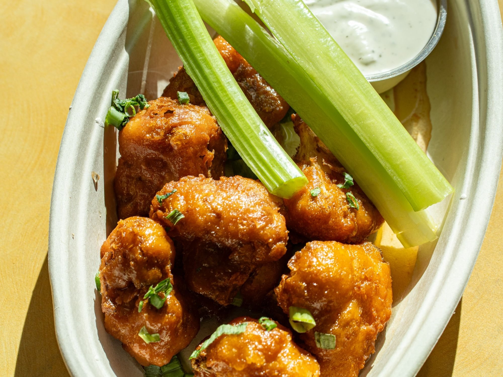 Hot Hunny Cauliflower Wings