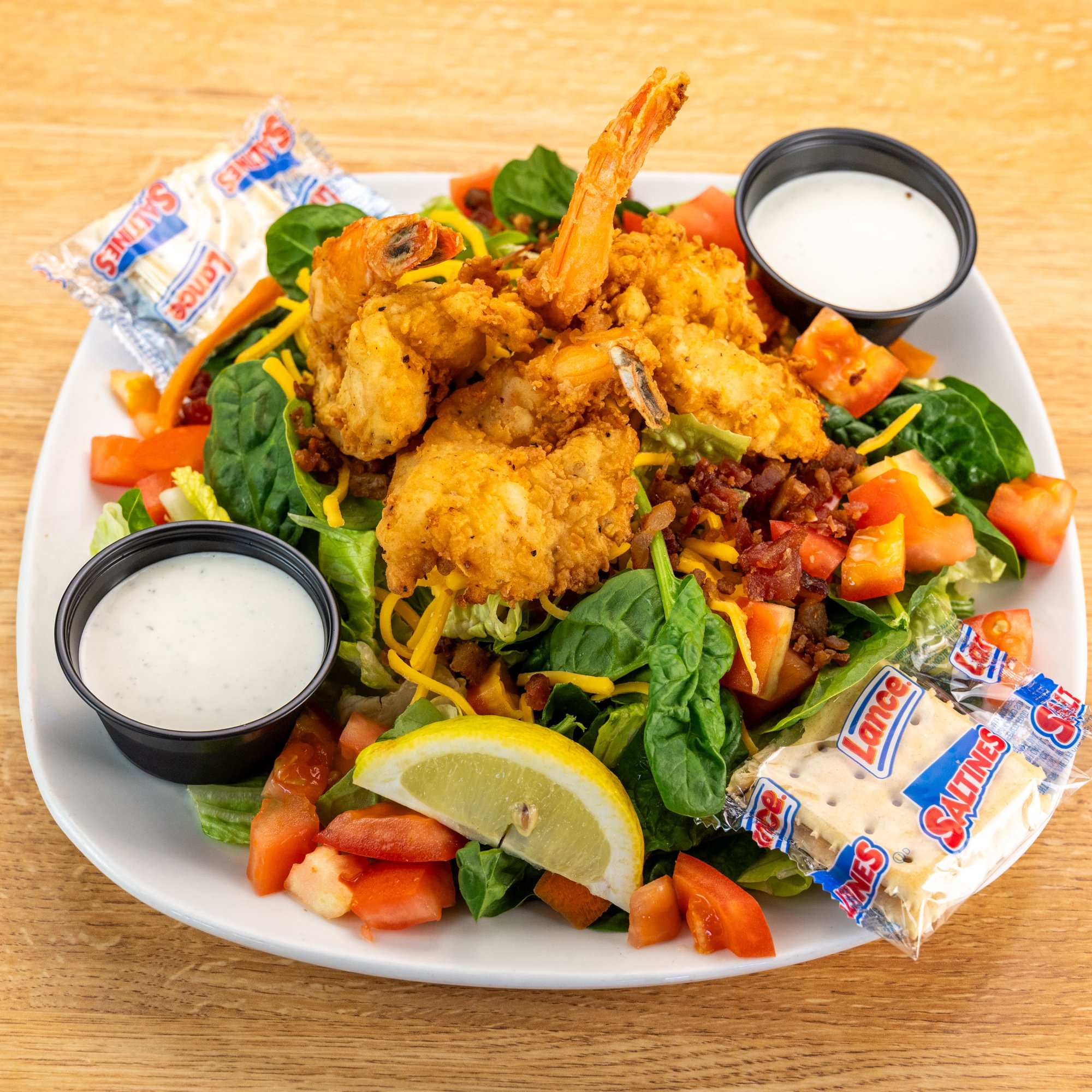 Fried or Grilled Shrimp Salad