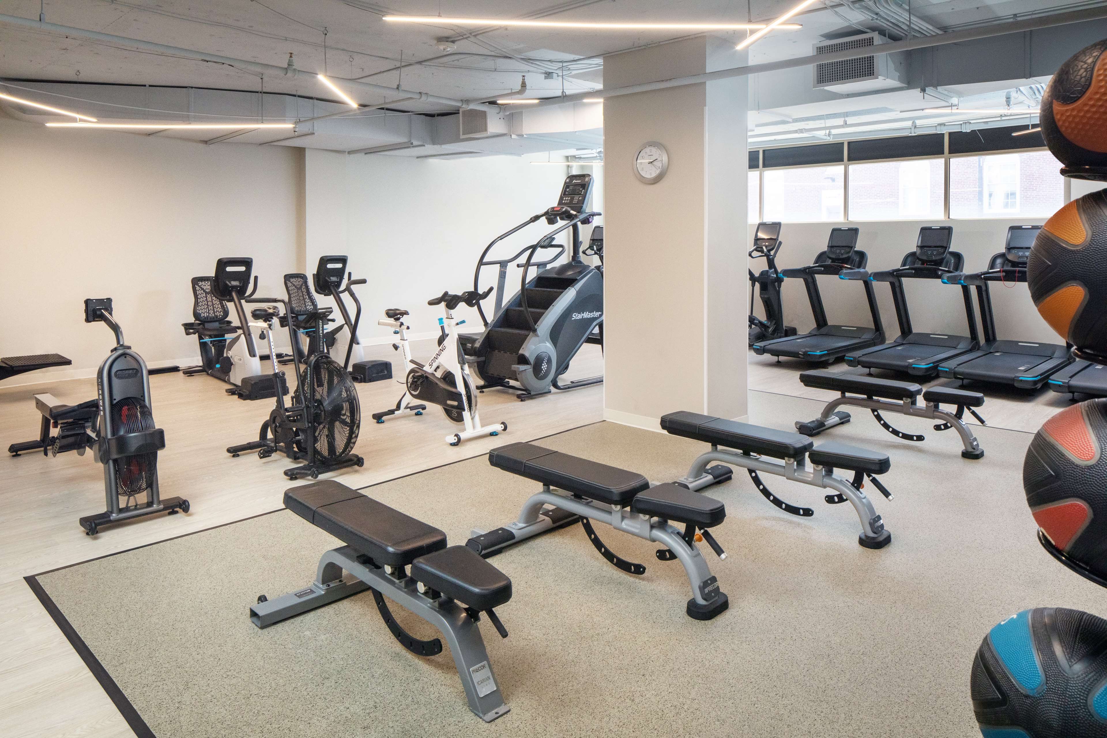 Health club  fitness center  gym
