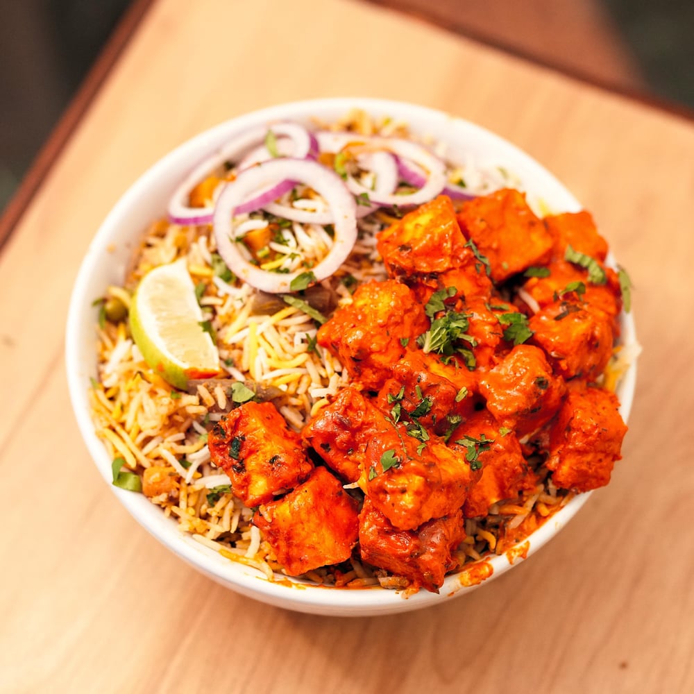 Hyderabadi Paneer 65 Biryani