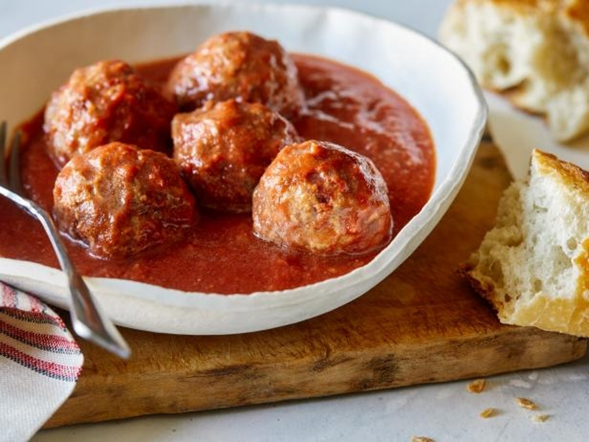 TO Four Homemade Meatballs