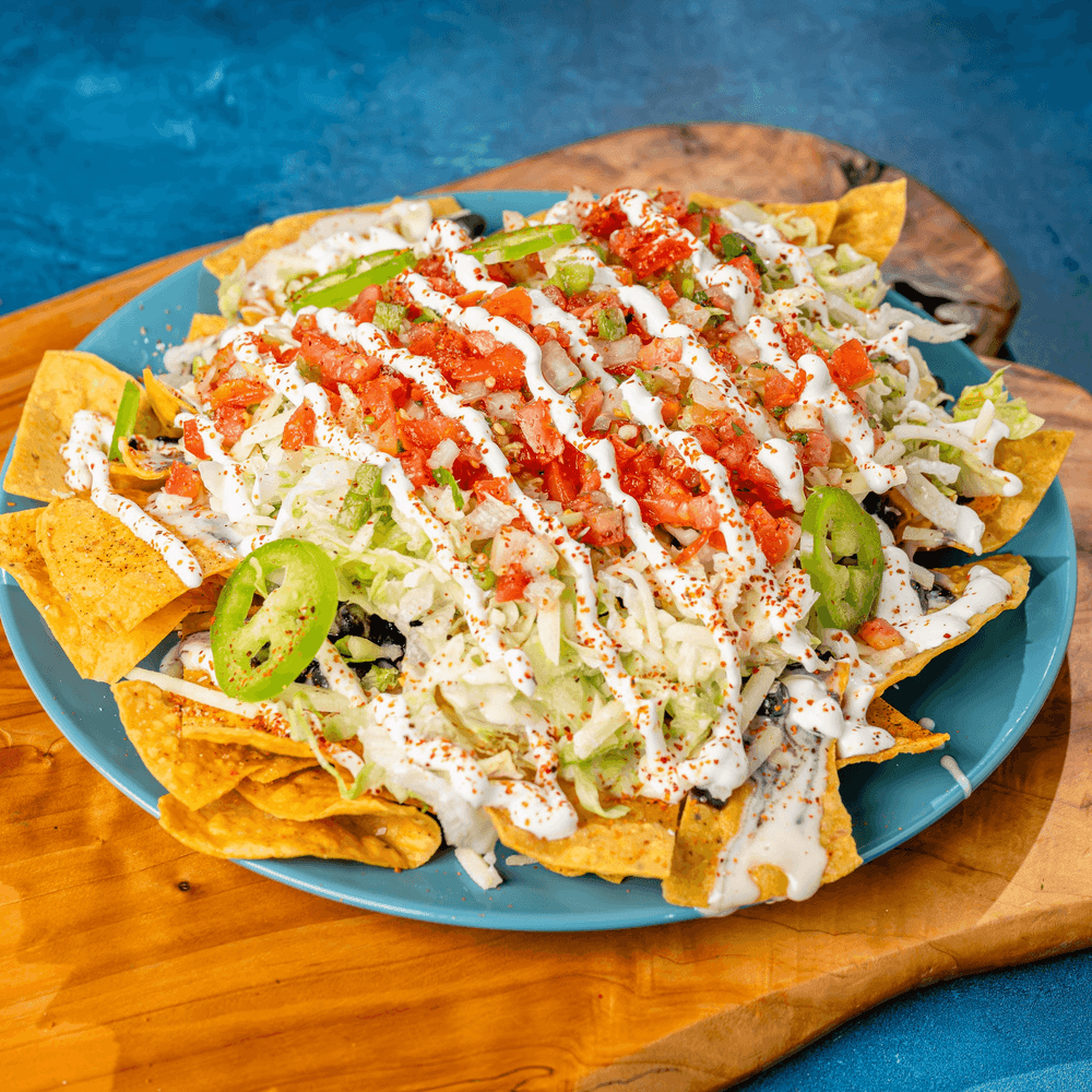 No Meat Nachos