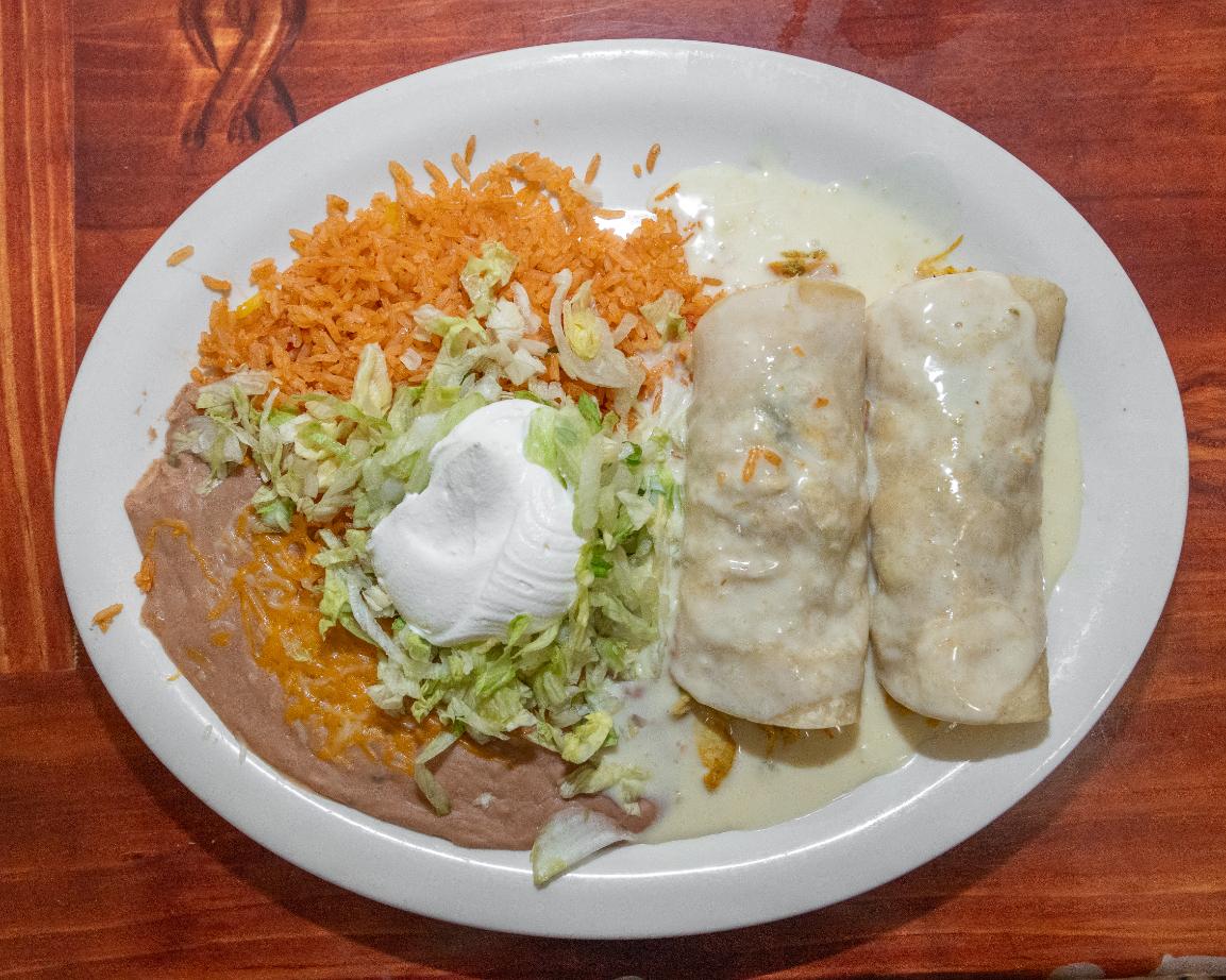 L Cheese Sauce Enchiladas