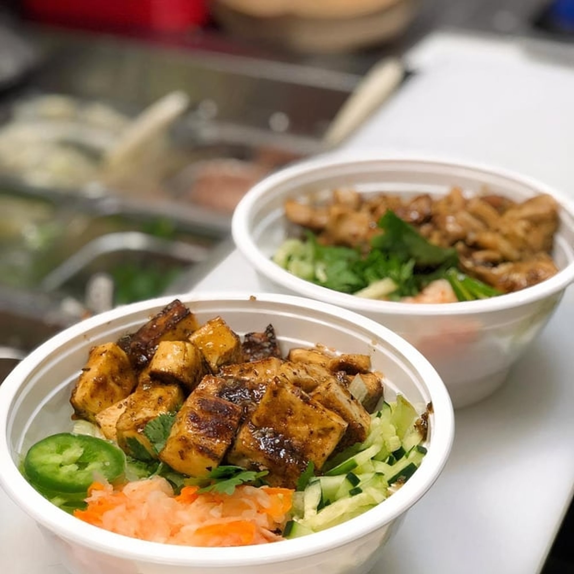 Lemongrass Tofu Rice Bowl