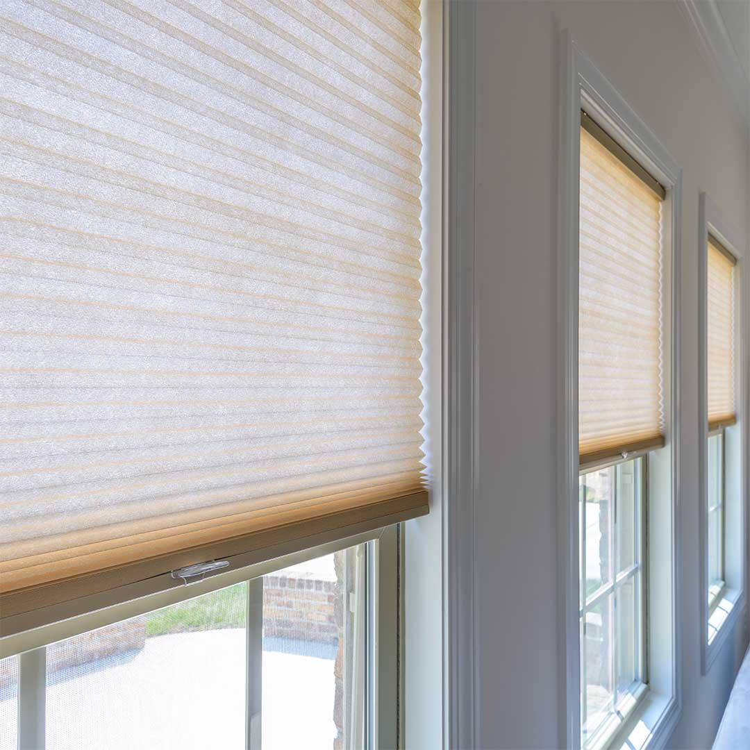 cordless cellular / honeycomb shades