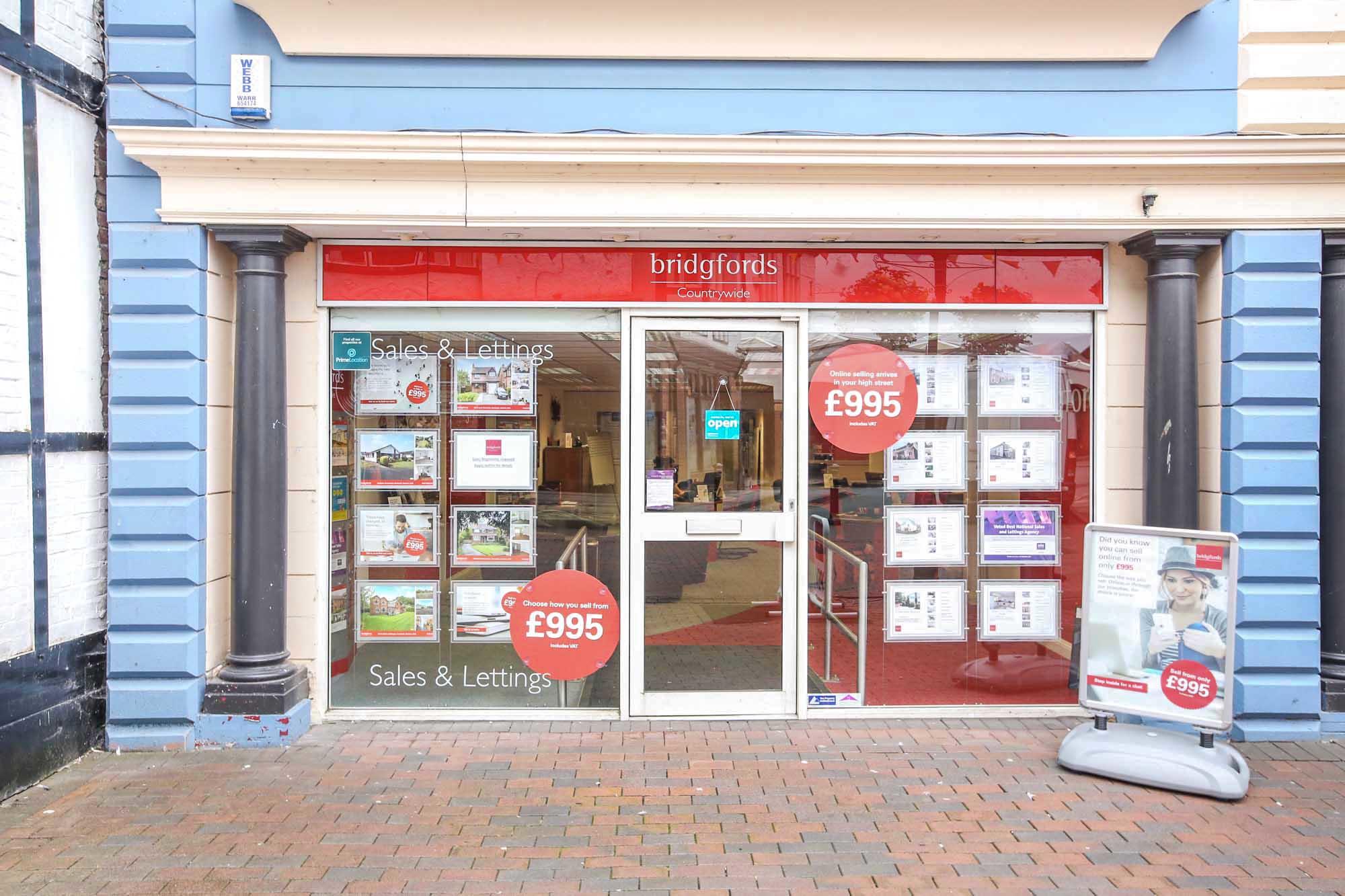 Bridgfords Estate Agents in Northwich CW9 5BY