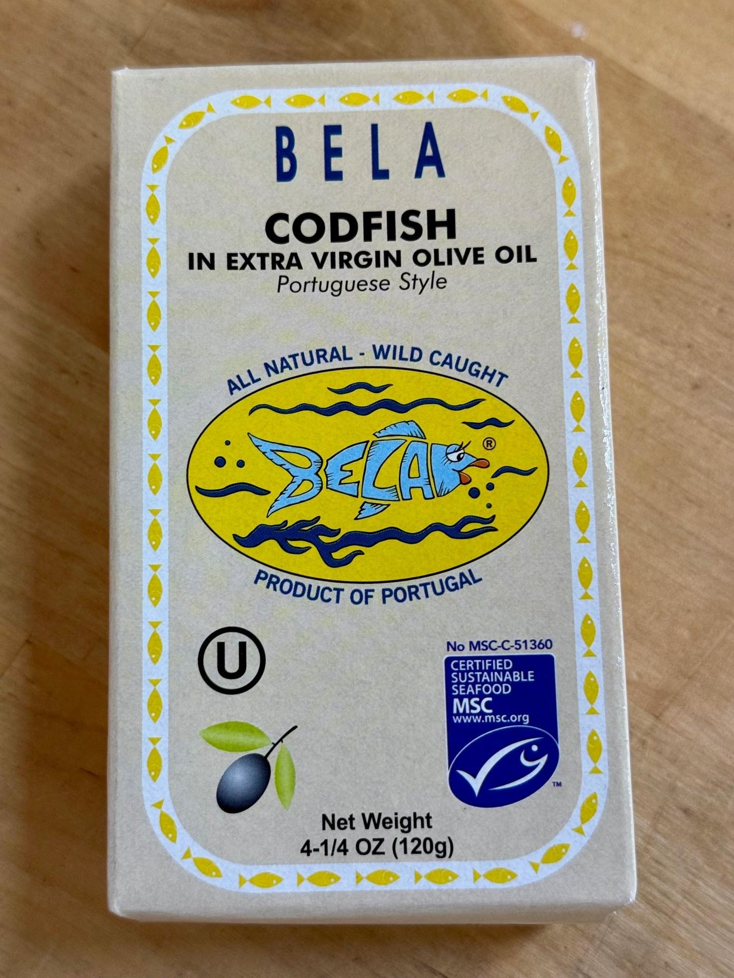 Bela Codfish in EVOO