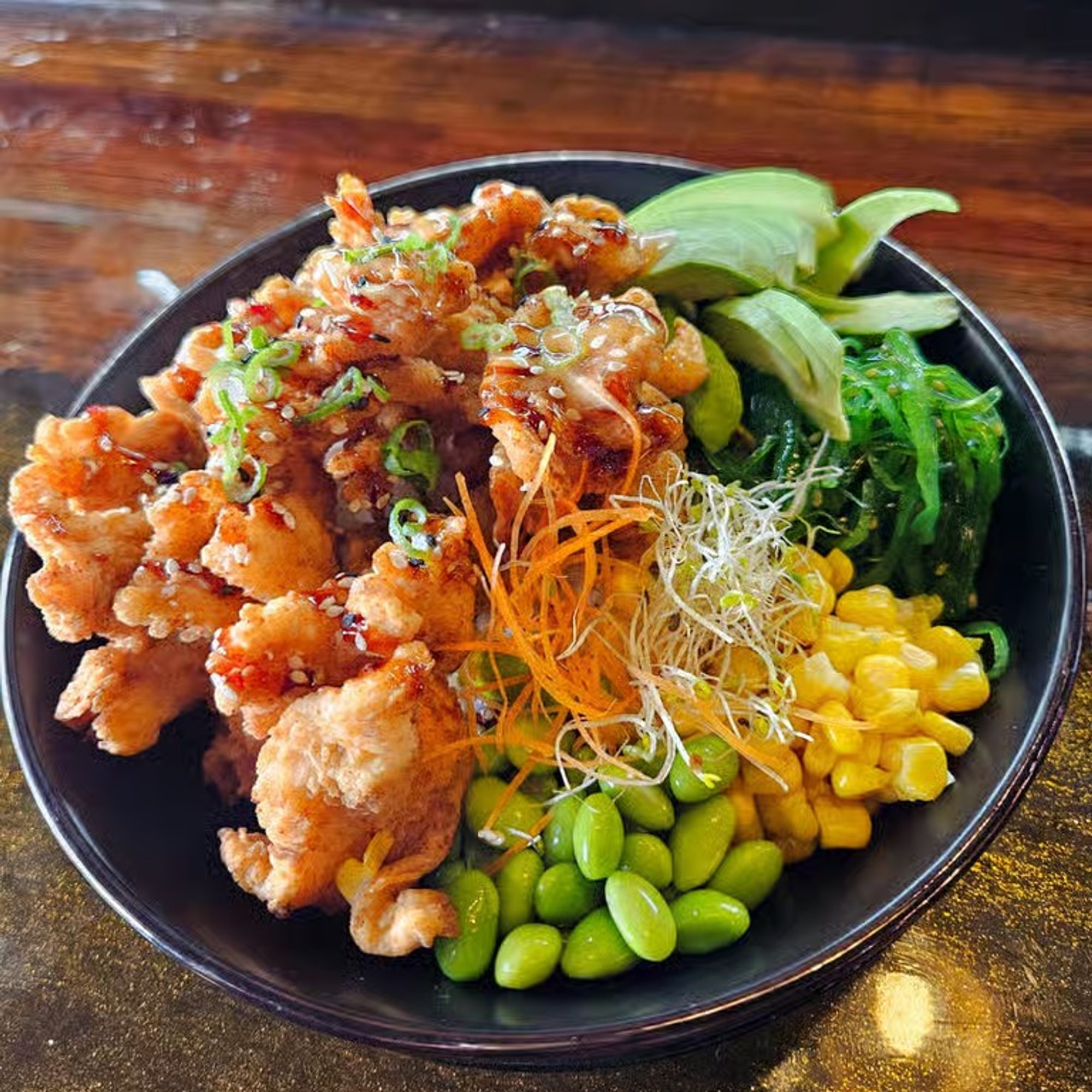 Crispy Chicken Teriyaki Rice Bowl L