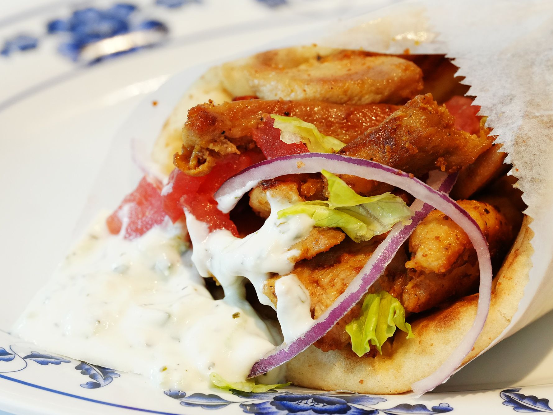 Gyro Chicken Pita