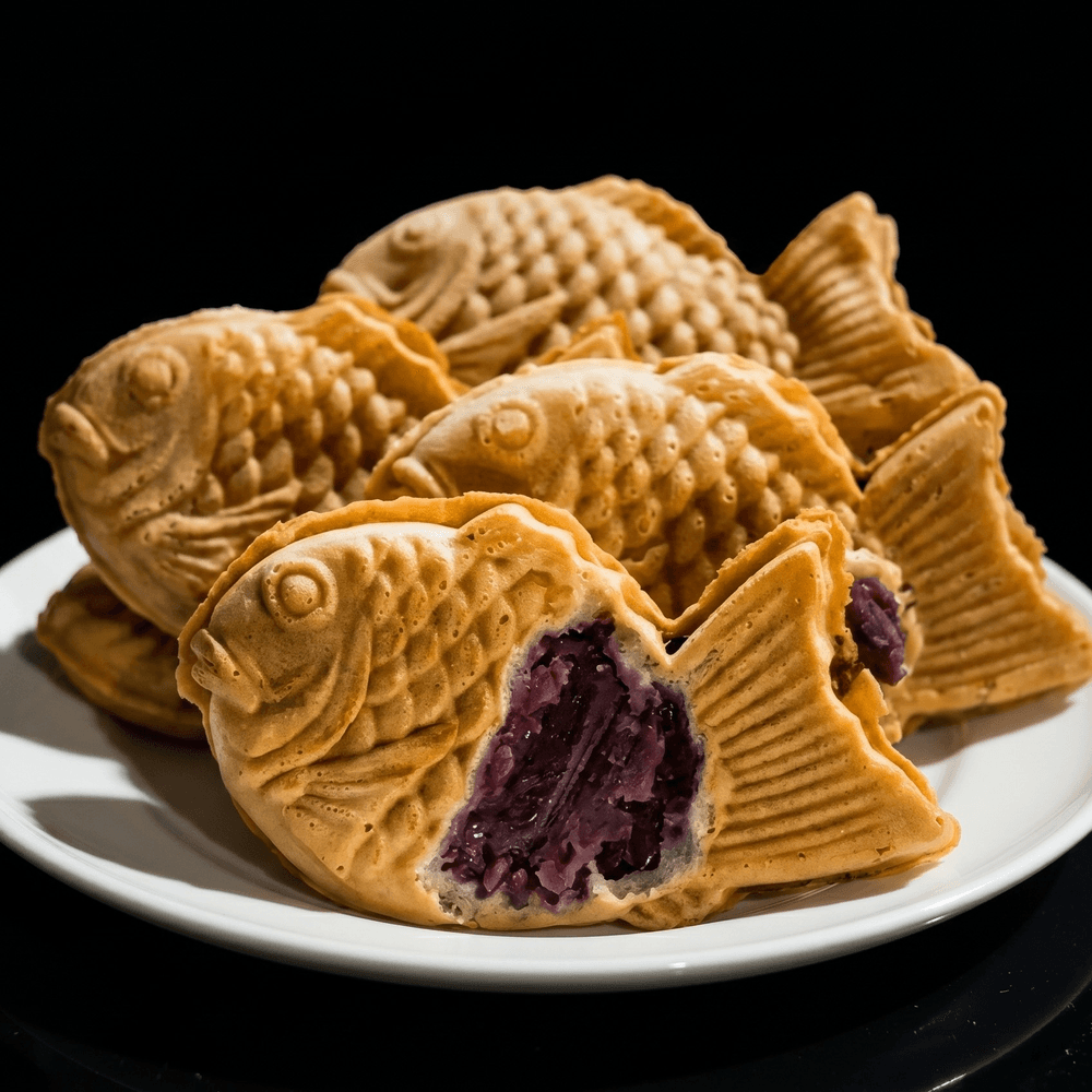 Taiyaki-Japanese Fish Shaped Waffle 鯛焼き