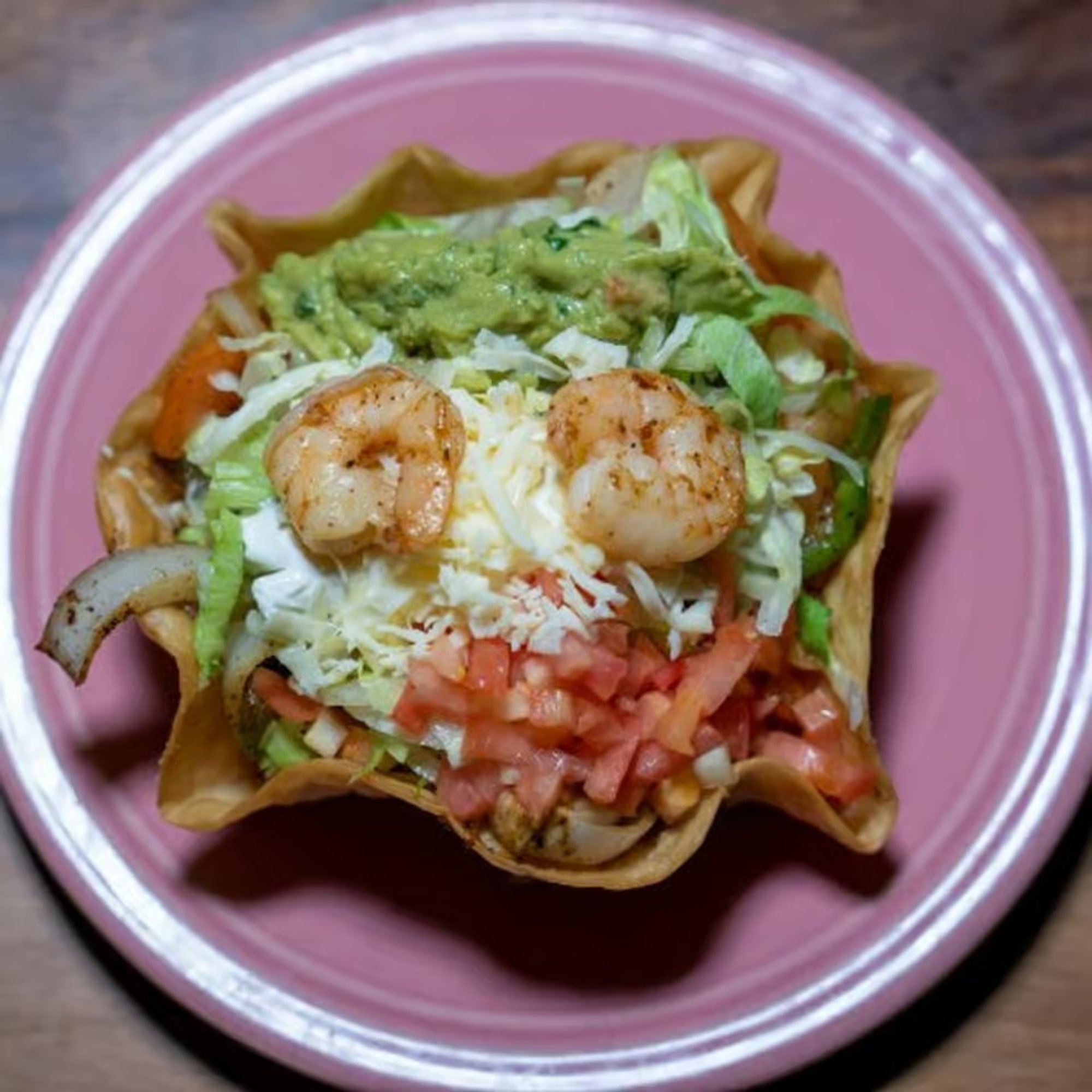Seafood Taco Salad