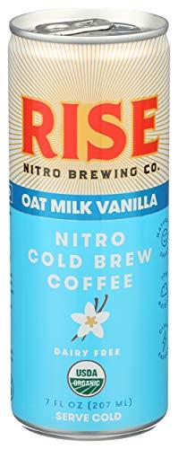 Rise Oat Milk Vanilla Nitro Cold Brew Coffee 7oz