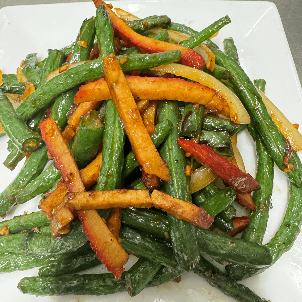 BBQ Pork with Green Beans 叉烧四季豆