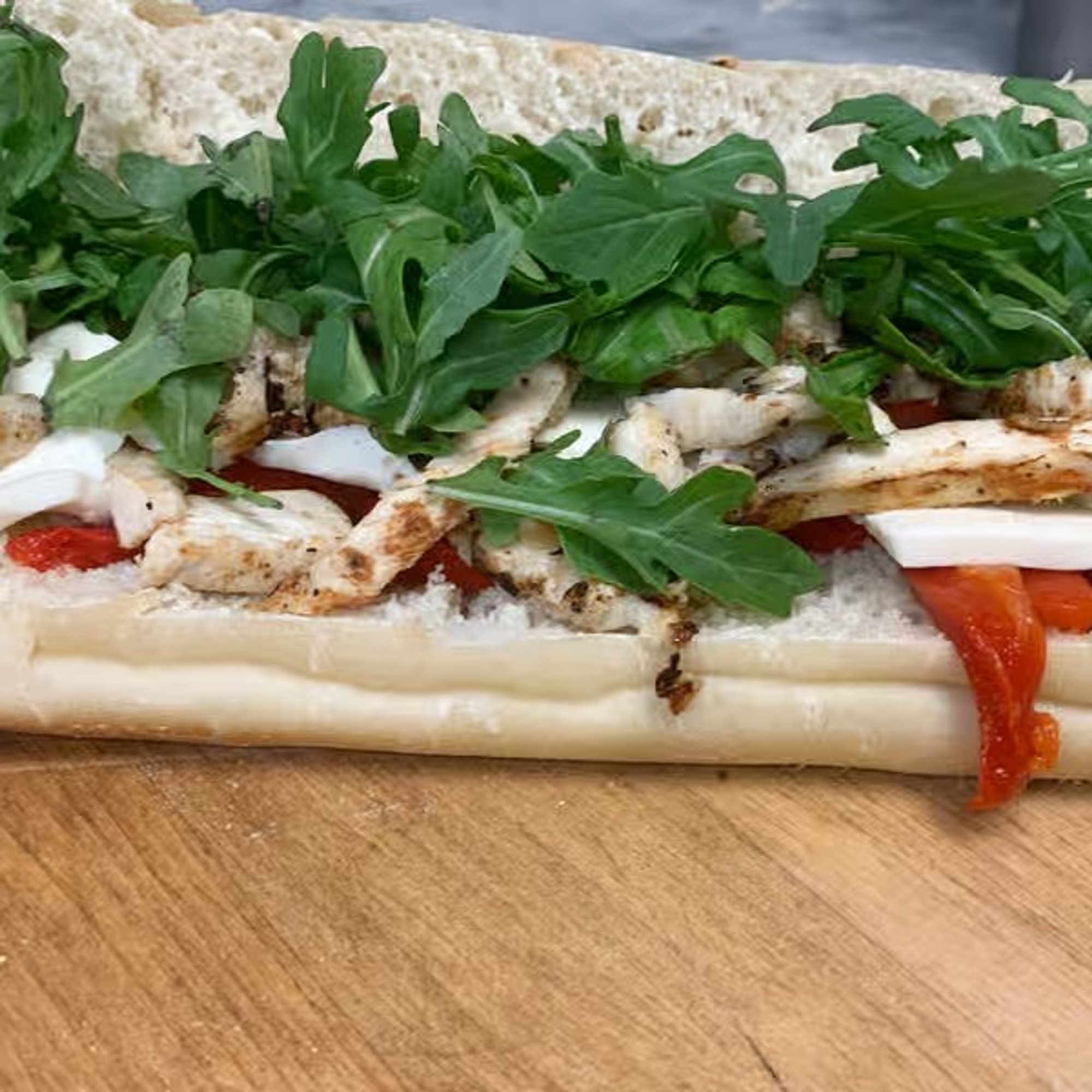 Caprese with Grilled Chicken Sub