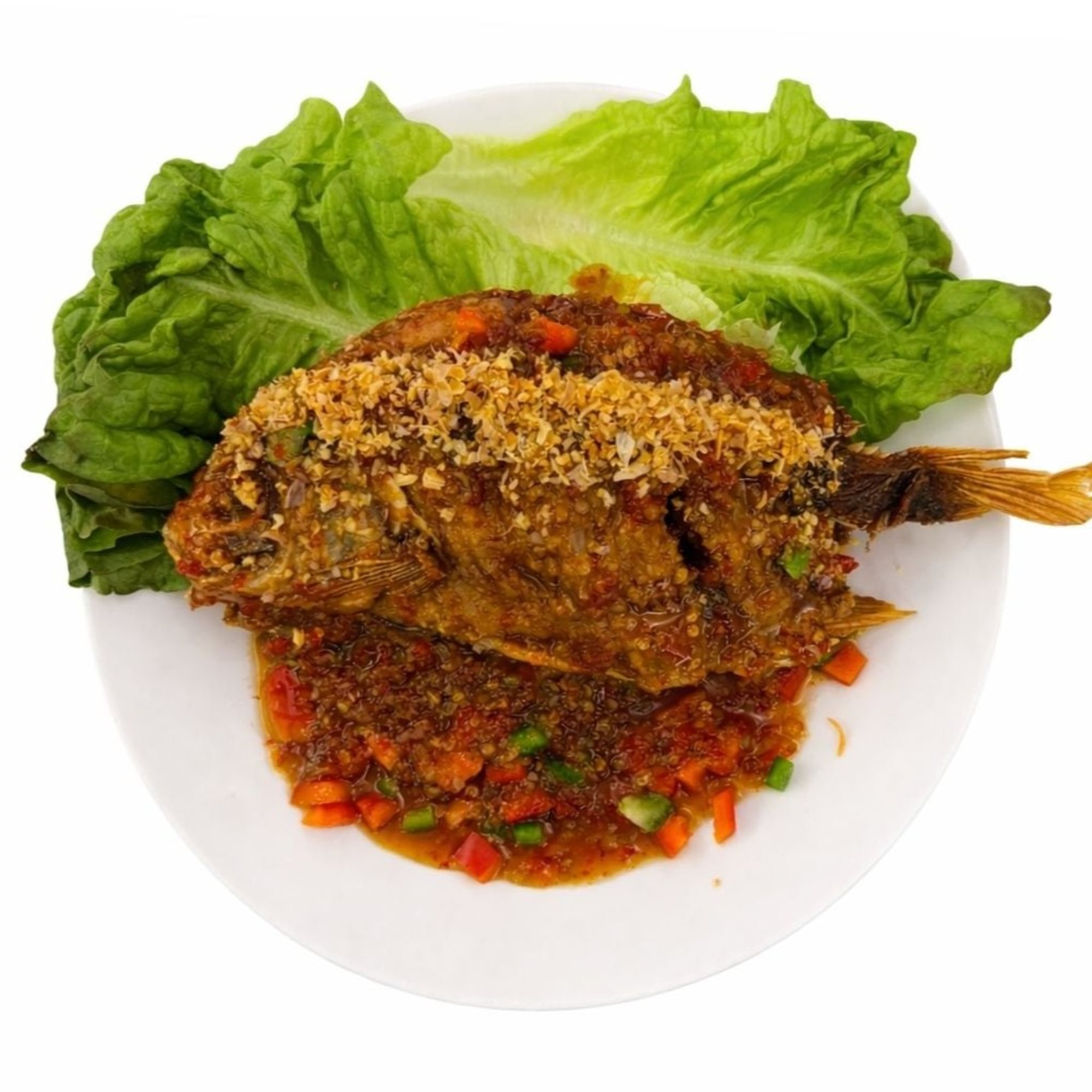 Sweet & Sour Crispy Fish with Rice