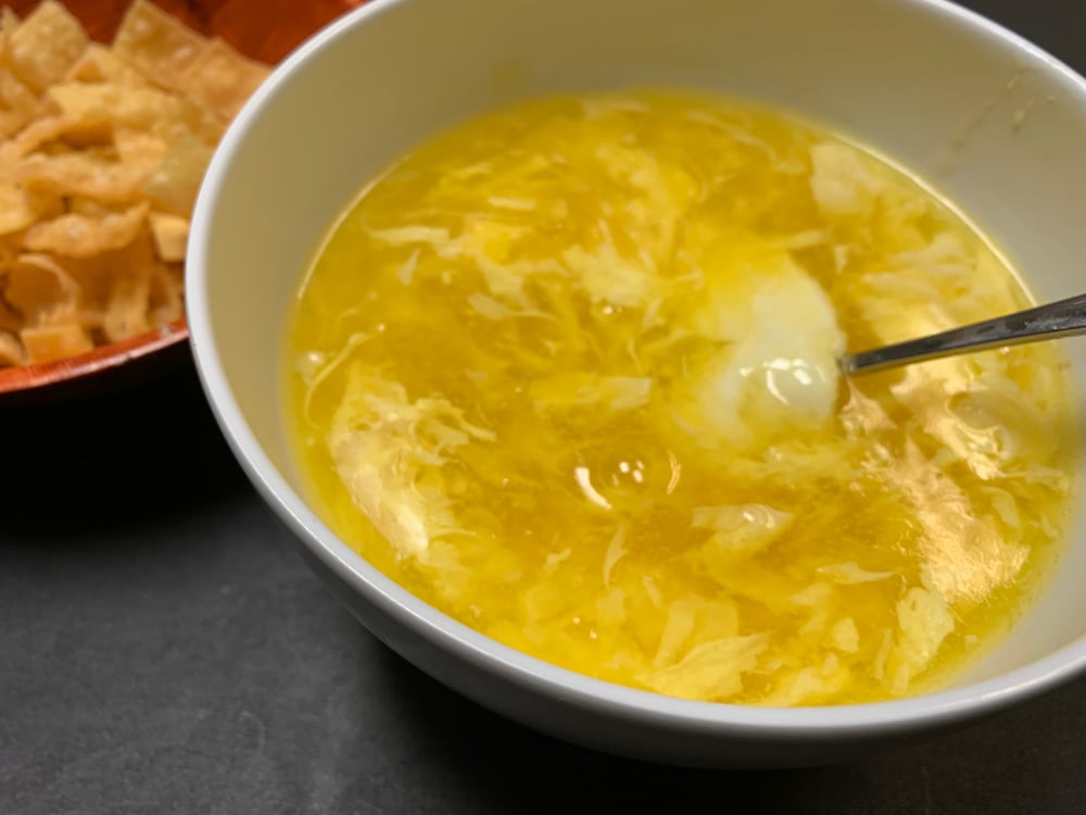 12 蛋花汤EGG DROP SOUP