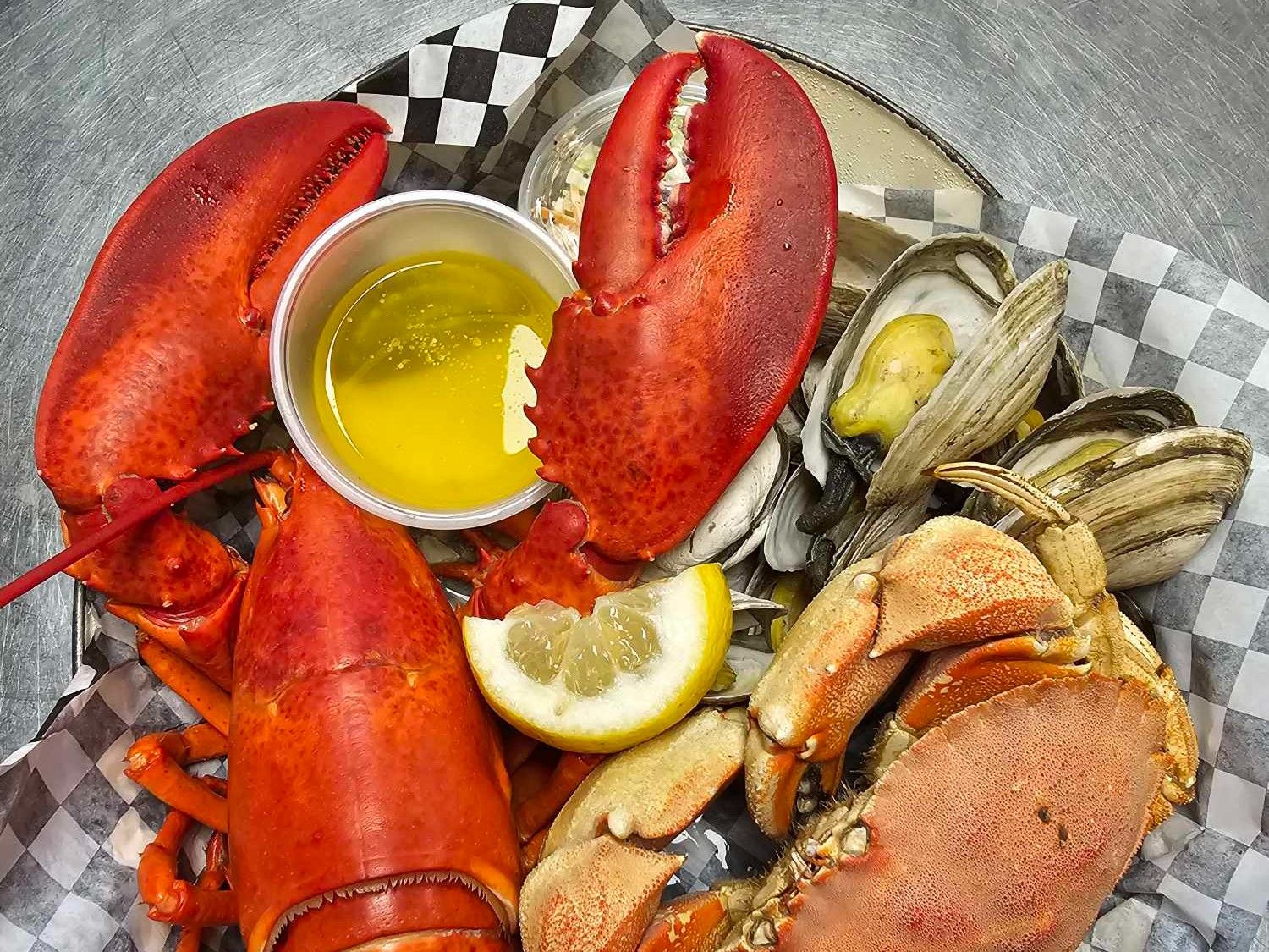 Lobster Crab Clam Dinner