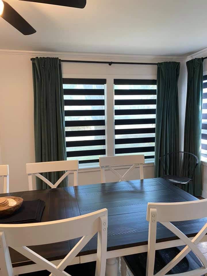 Sheer Roman Shades in Vineland