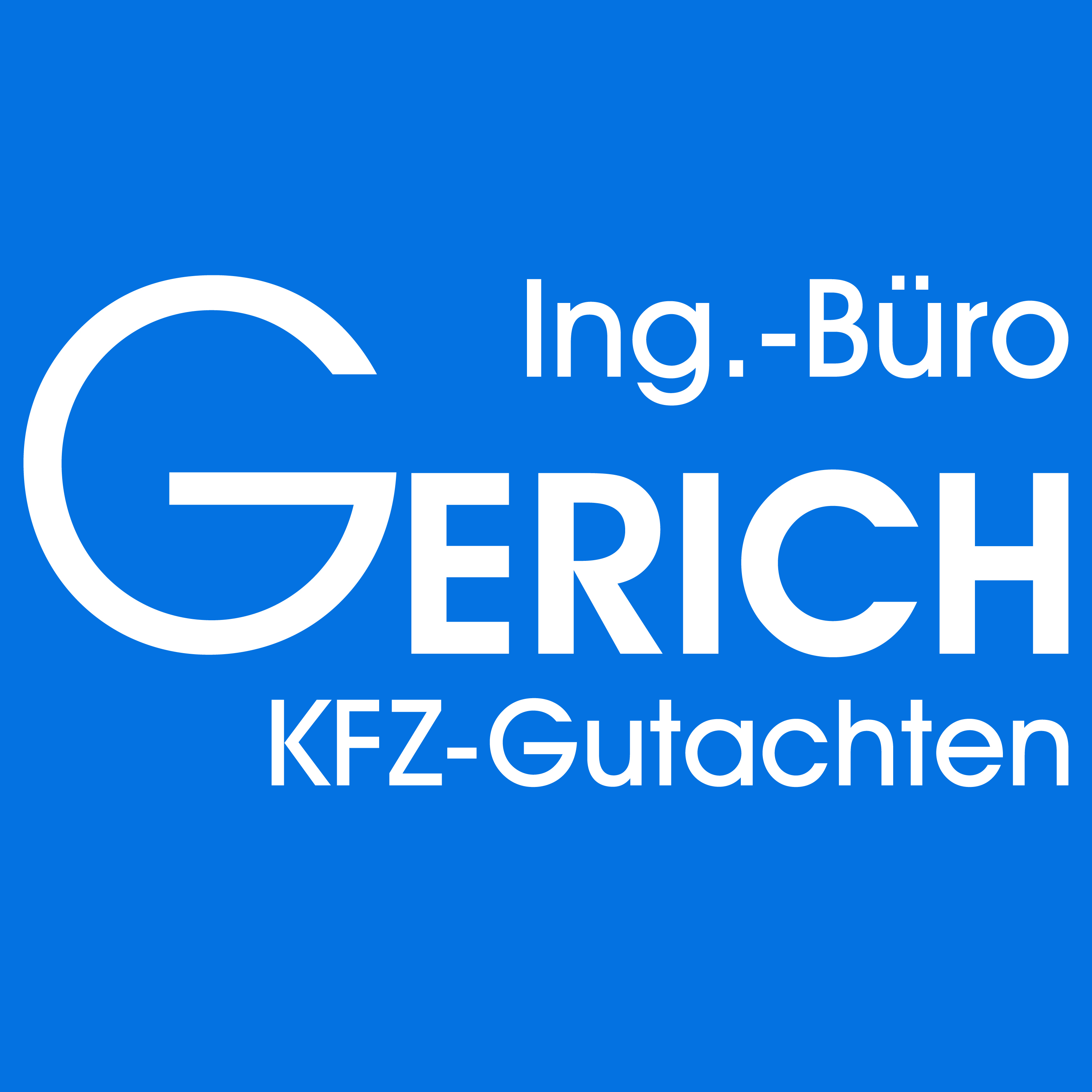 Logo von Gerich Dipl.-Ing. öffentlich  best. und vereid. KFZ-Sachverständiger