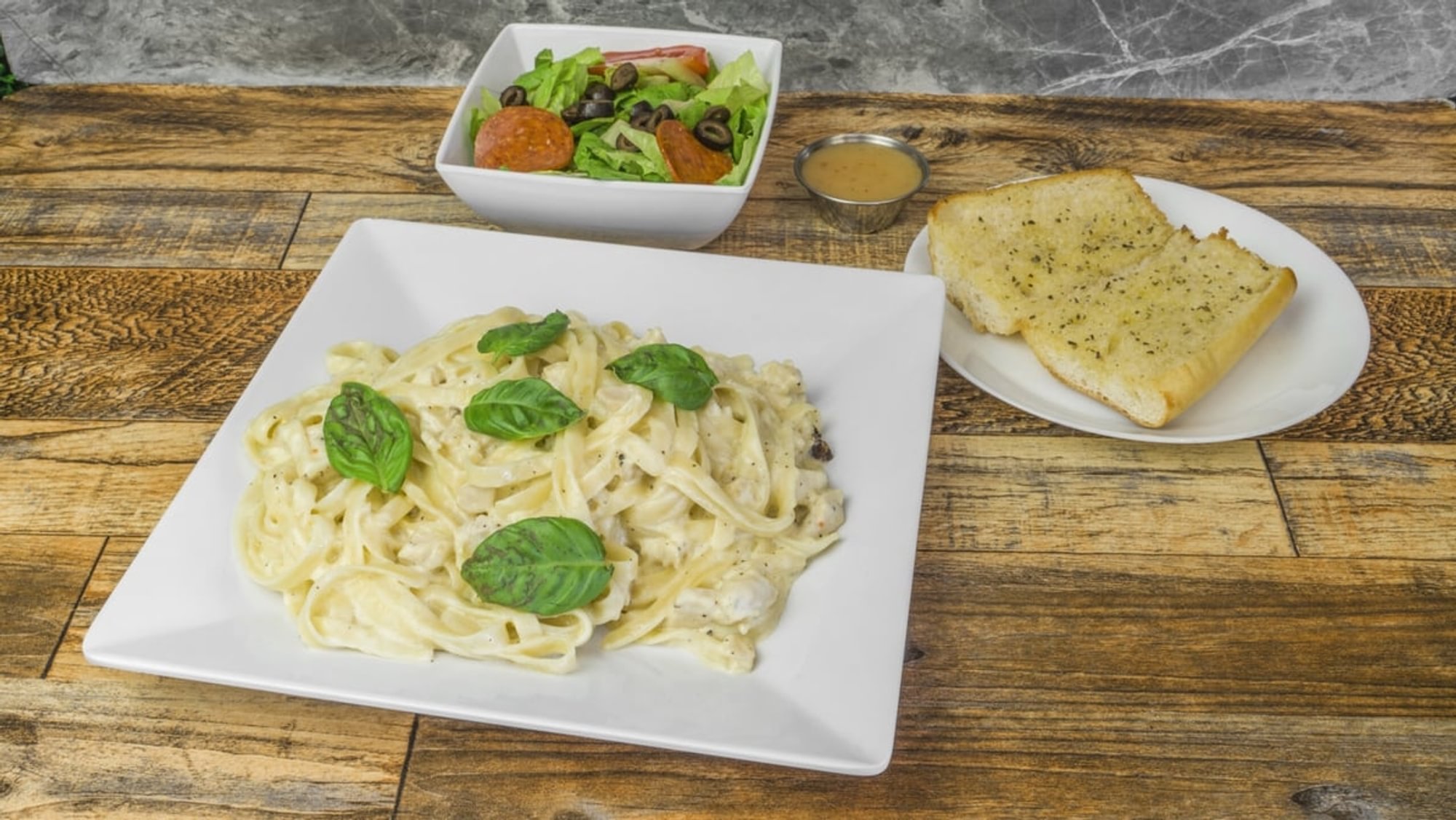 Fettuccine Alfredo with Chicken