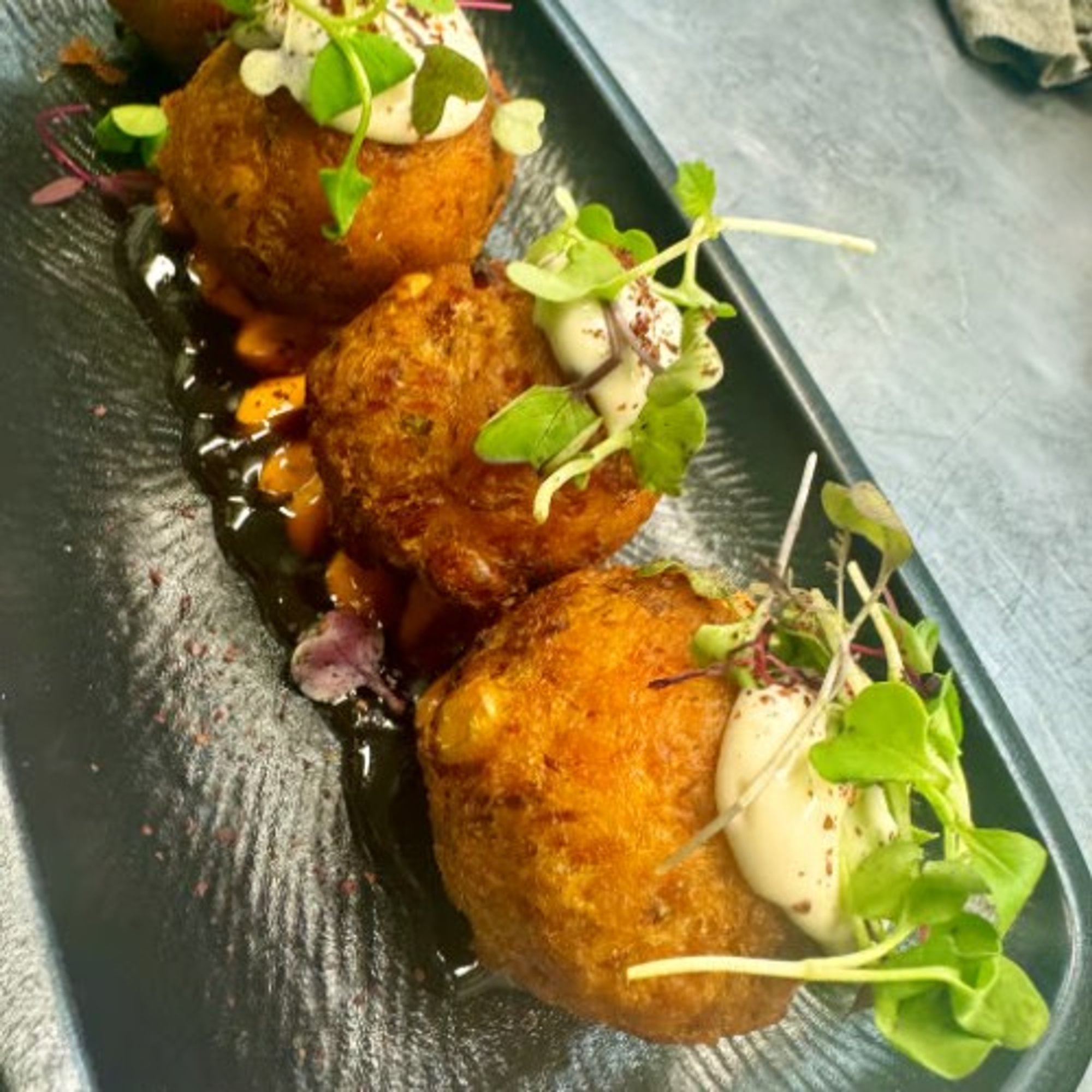 Lobster Hush Puppies