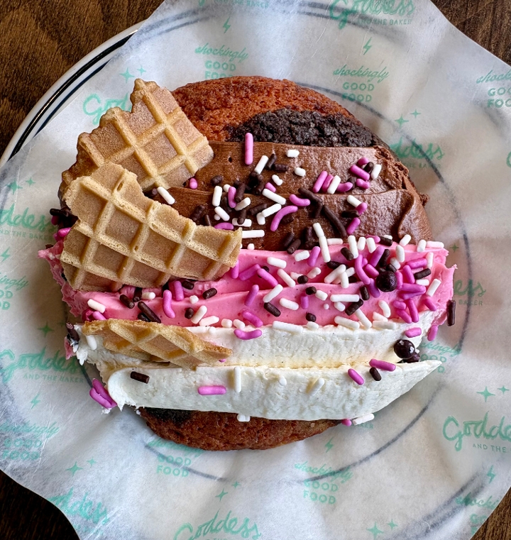Neapolitan Frosted Cookie