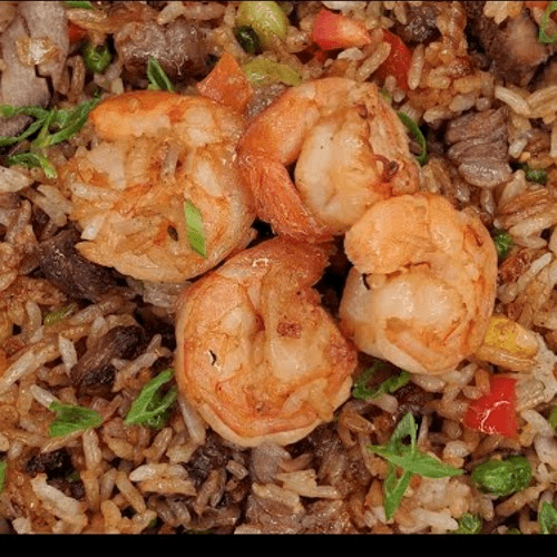Combo Fried Rice (Egg, Chicken, Shrimp)