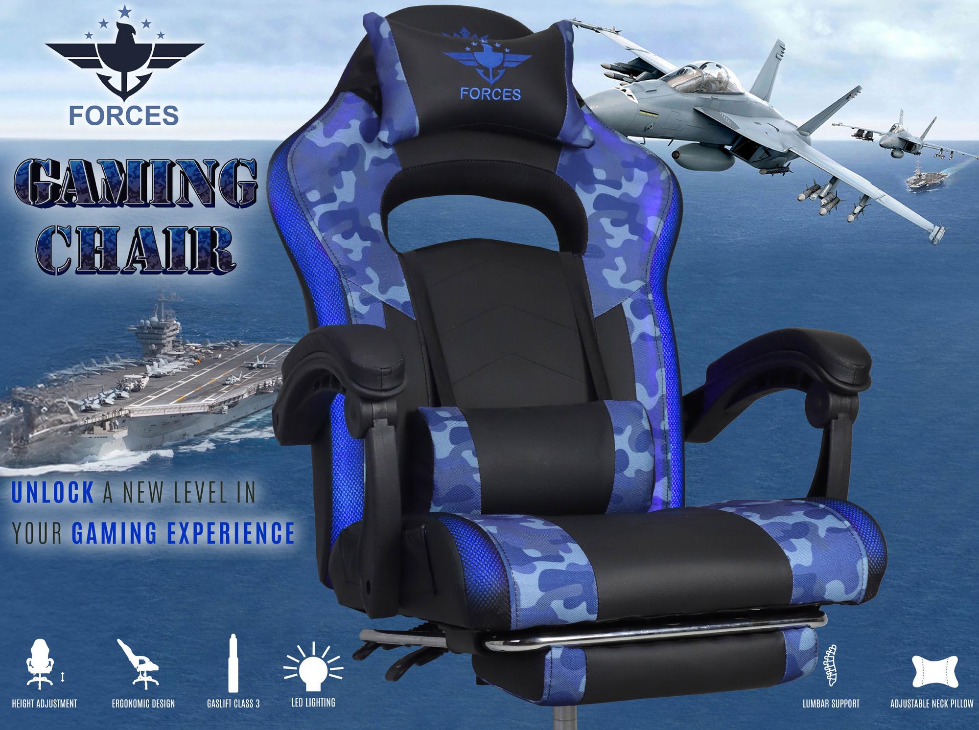 Professional Gaming Chair Blue