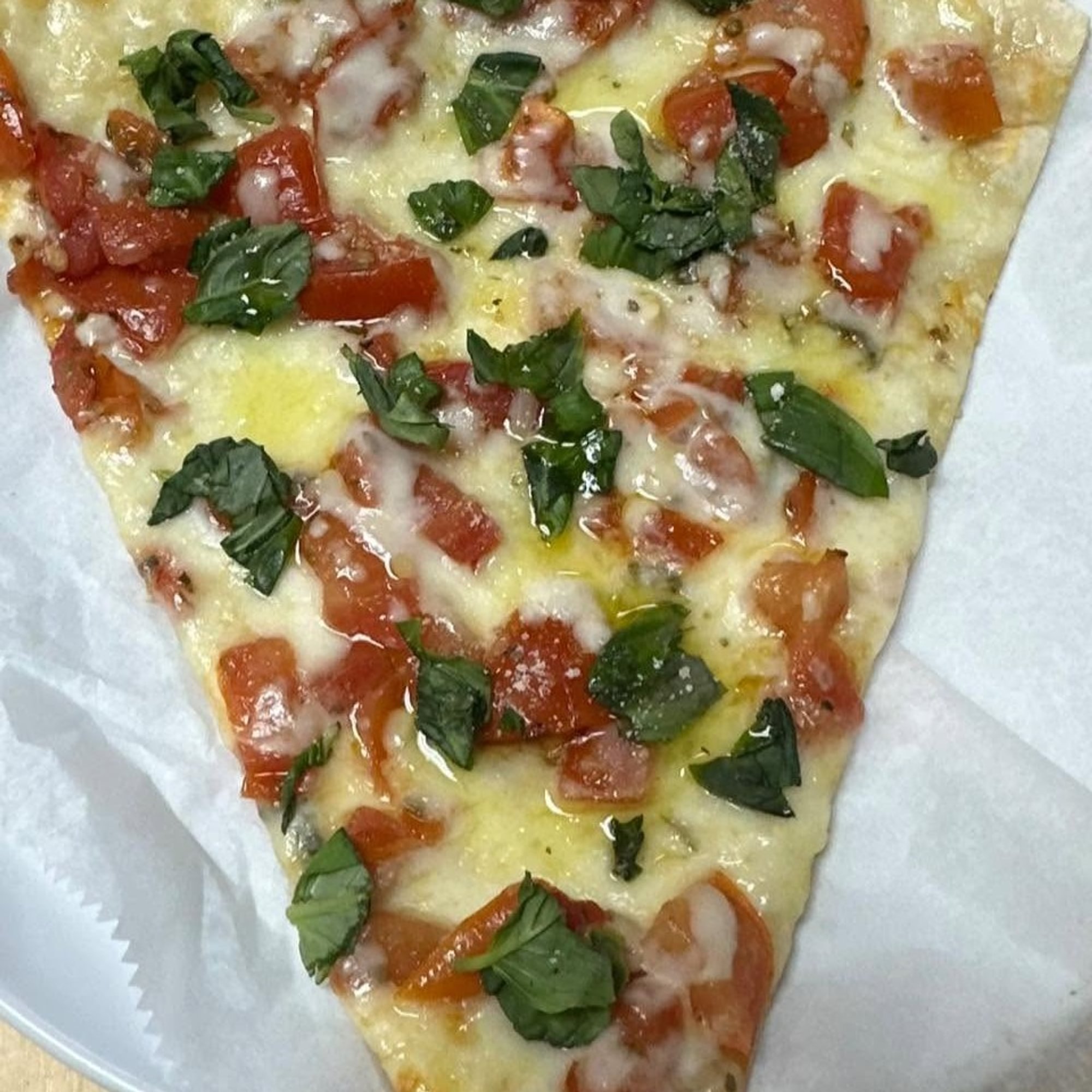 ANY SOUP WITH 1 SLICE PIZZA 1 TOPP & DRINK