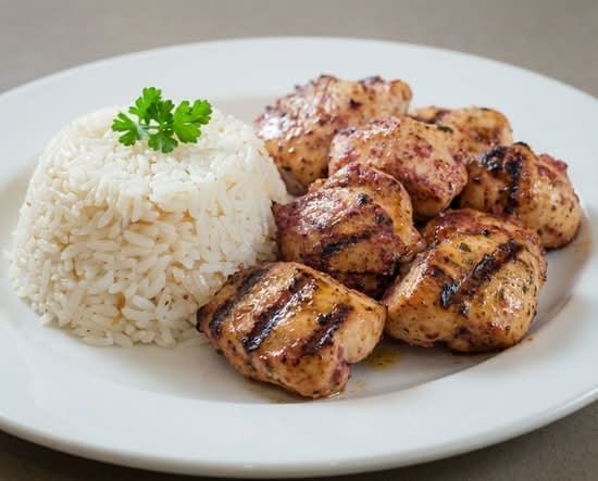 Shish Tawook Lemon Oregano Lunch