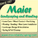 Maier Dick Landscaping &amp; Hauling Logo