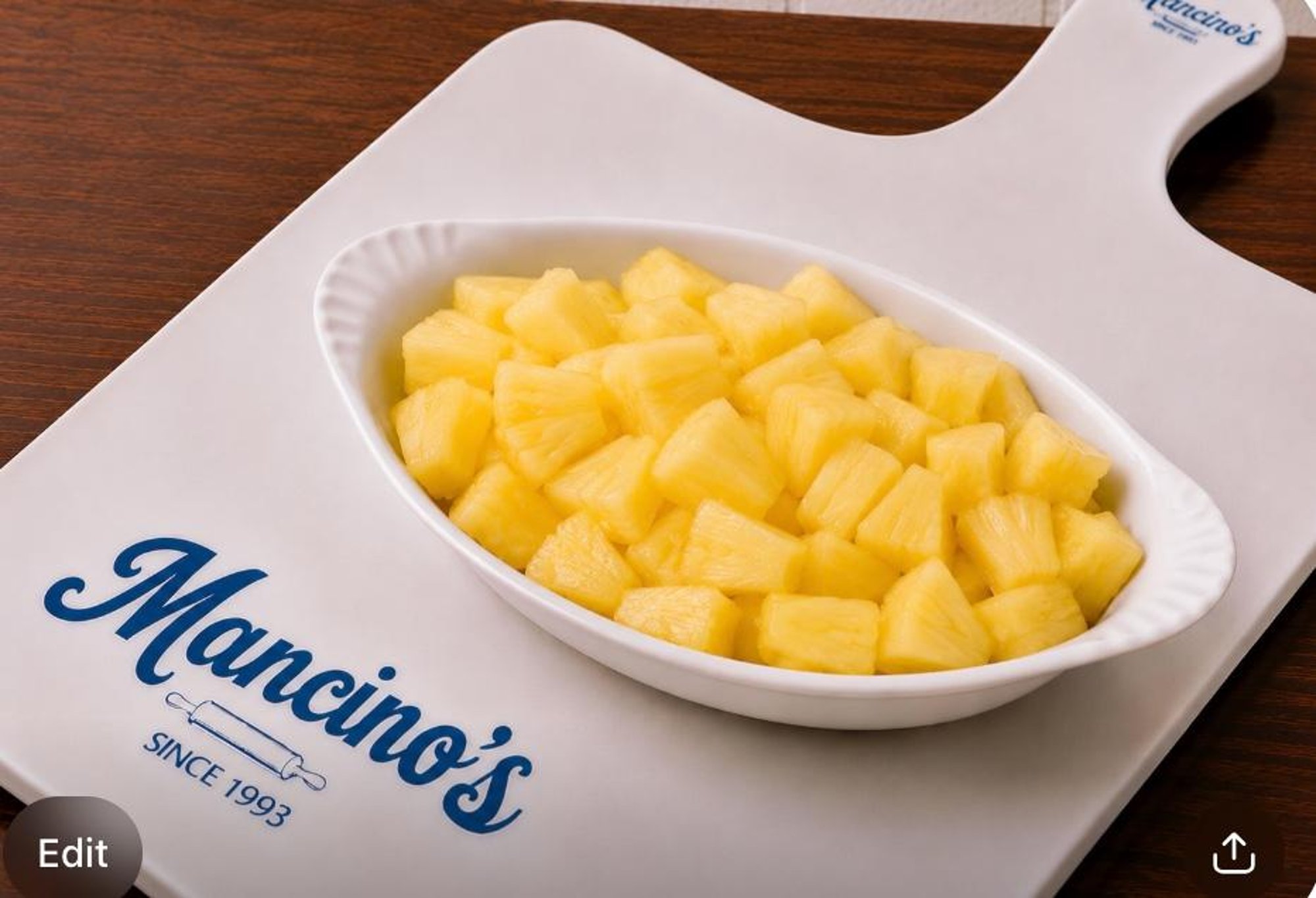 Extra on side Pineapple