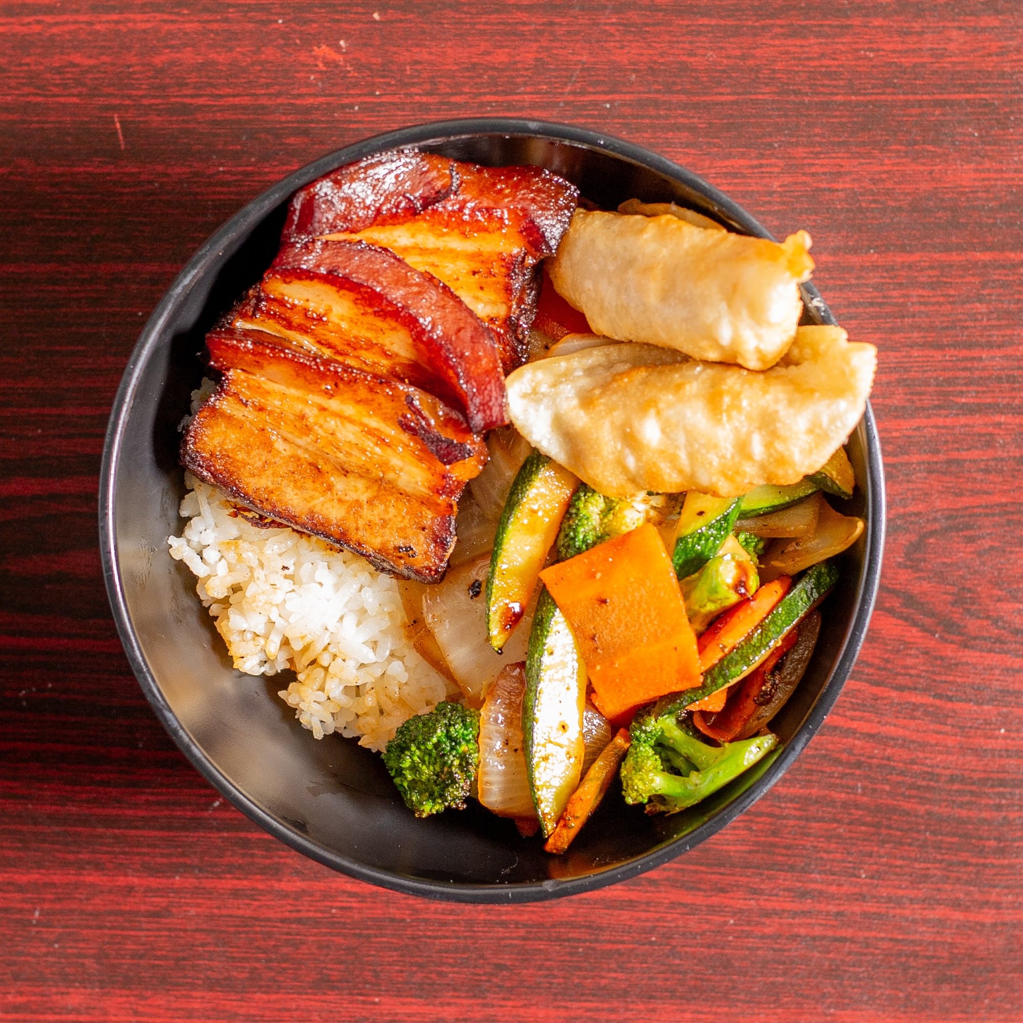 Lunch Chasu on Rice