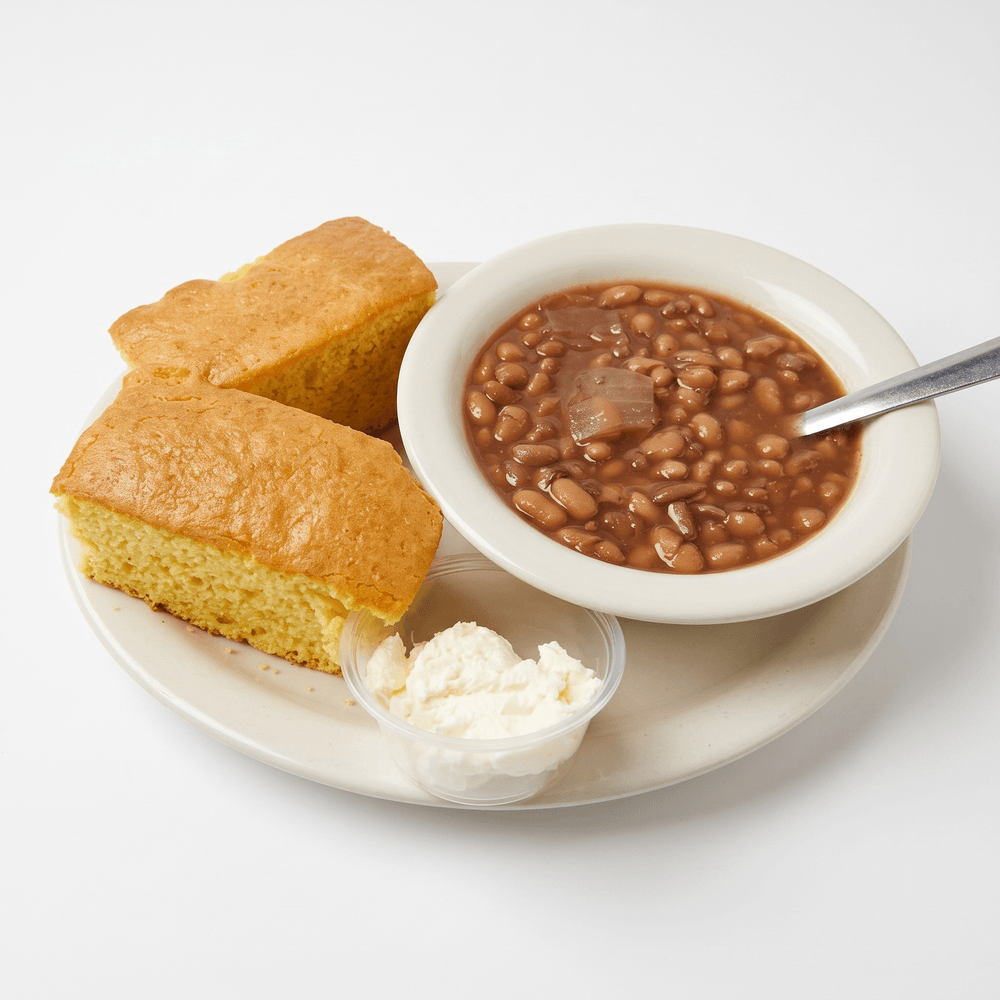Pinto Beans with Cornbread