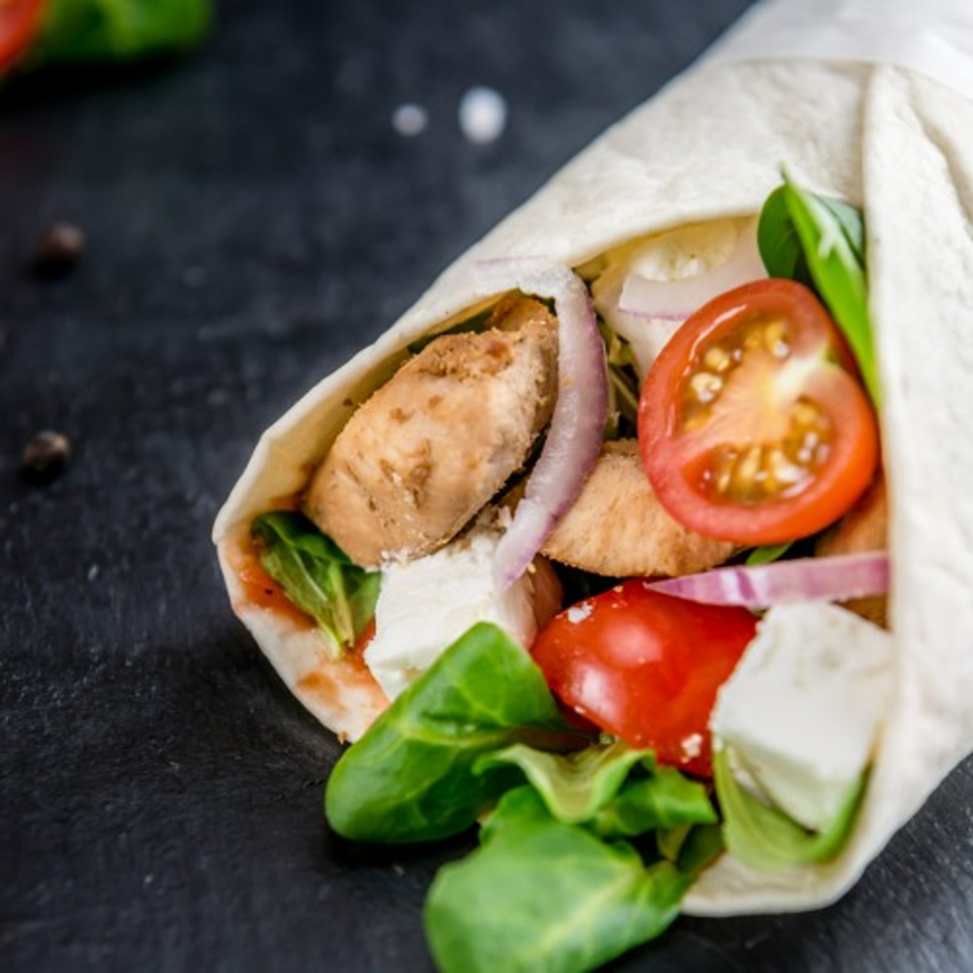 Crispy or Grilled Chicken Wrap